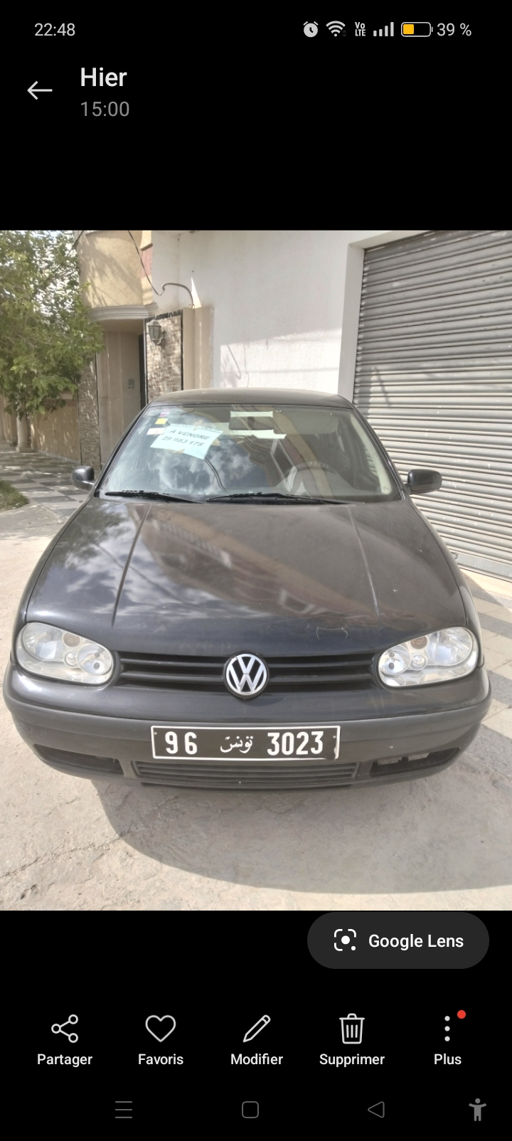 Sayada Lamta Bou Hajar Cite Ennadhour Volkswagen Golf 4 Golf 4 diesel 1 9 tdi