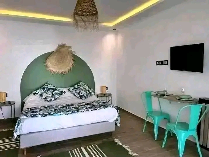 Carthage Sidi Bousaid Location Appart. 1 pice For rent short term s1 avec piscine jakouzi