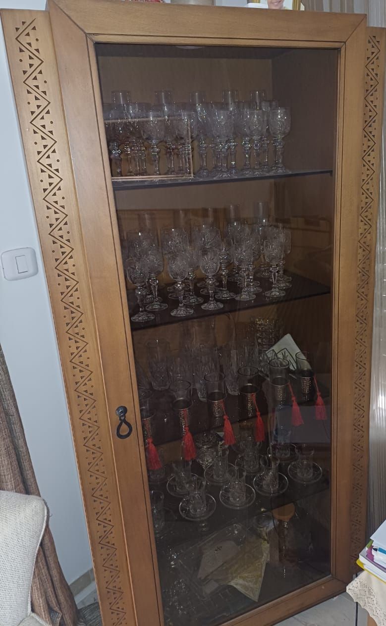 Mnihla Jardins d'el Menzah Salon - Salle  manger  Buffets Argentire en bois 'klam ellouh'