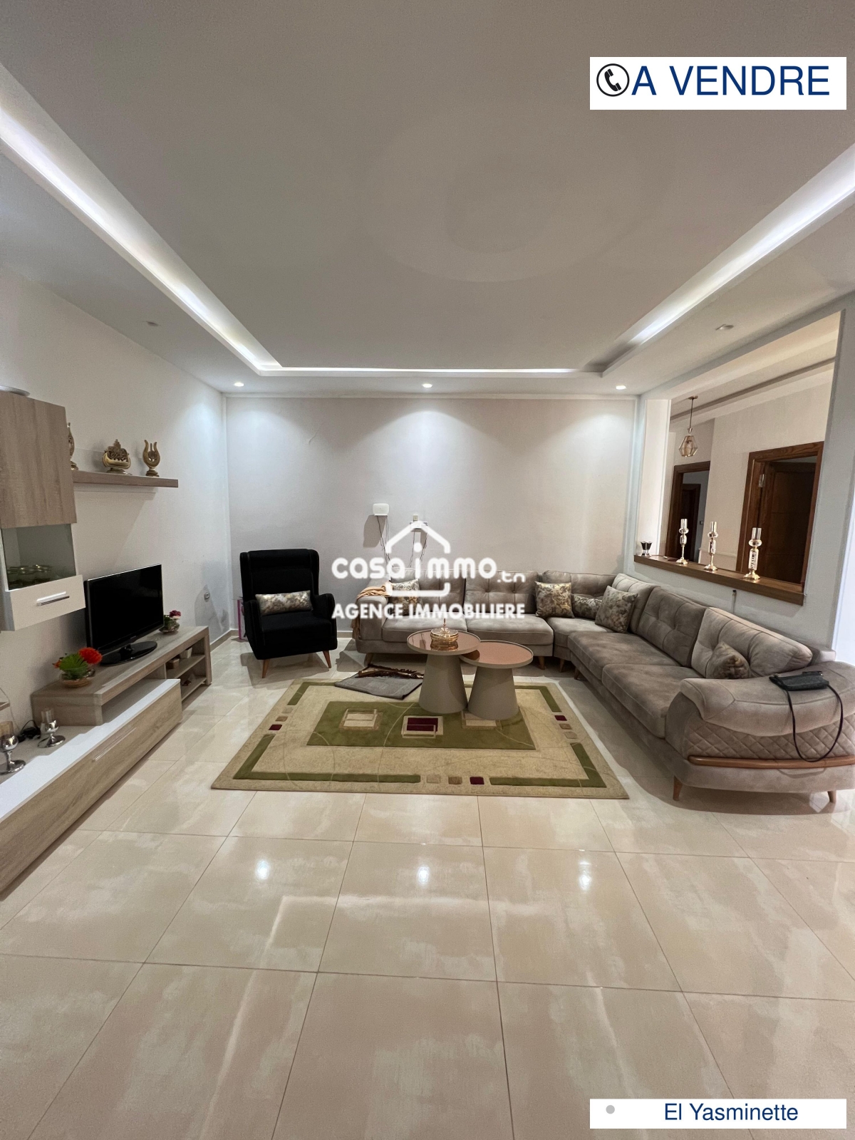 Nouvelle Medina El Yasminette Vente Appart. 3 pices Villa s3  yasminette