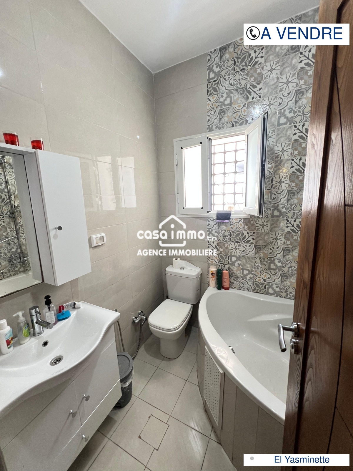 Nouvelle Medina El Yasminette Vente Appart. 3 pices Villa s3  yasminette