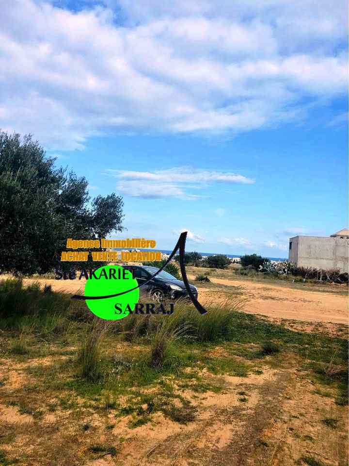 Akouda&nbsp;Chatt Meriem&nbsp;Terrain&nbsp;Terrain agricole&nbsp;Terrain 406m vue de mer � koussour gharnata