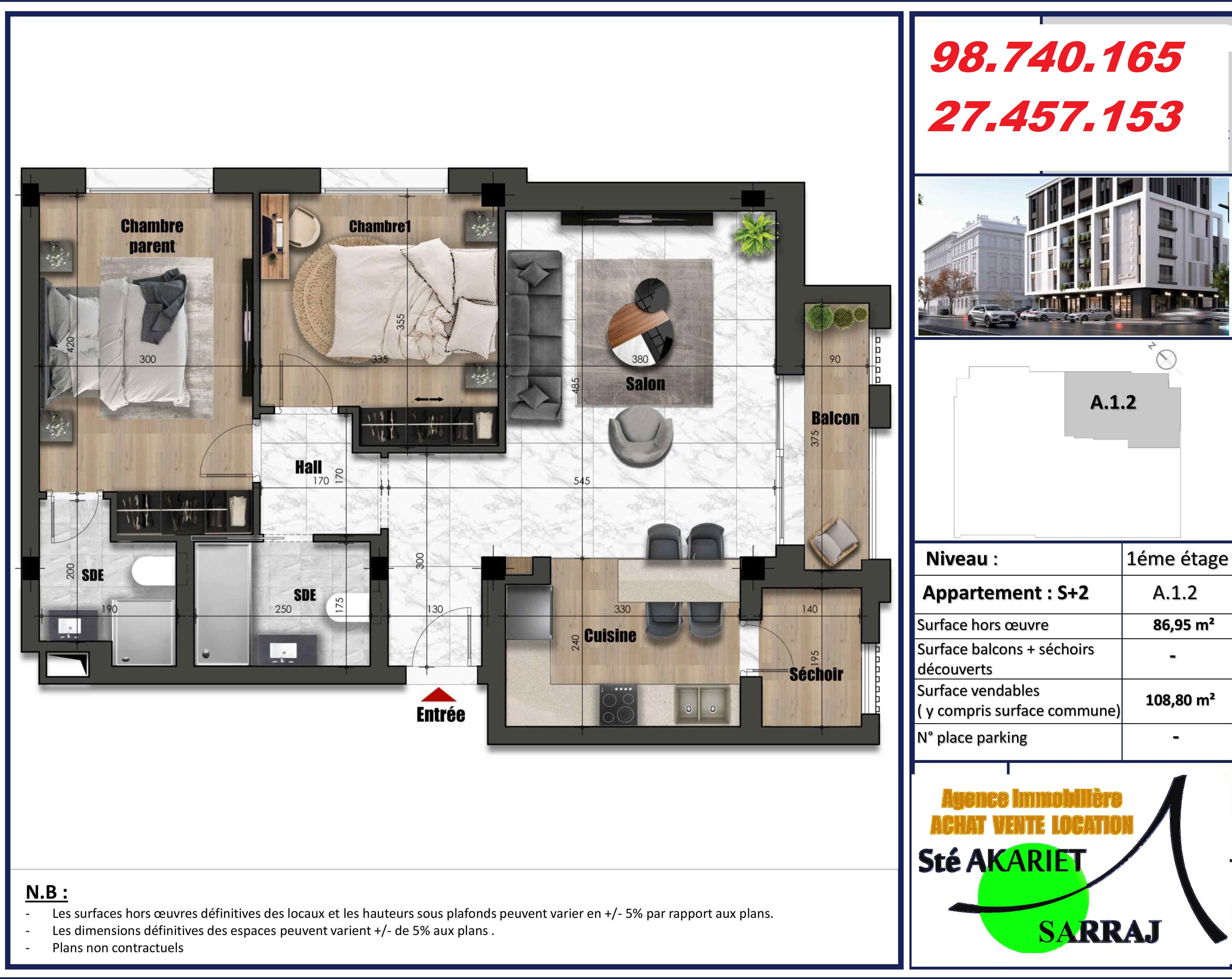 Vente&nbsp;Appart. 2 pi�ces