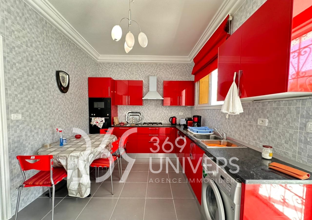 La Marsa Marsa Ennassim Location Appart. 3 pices Rez de chausse meubl avec jardin  la marsa