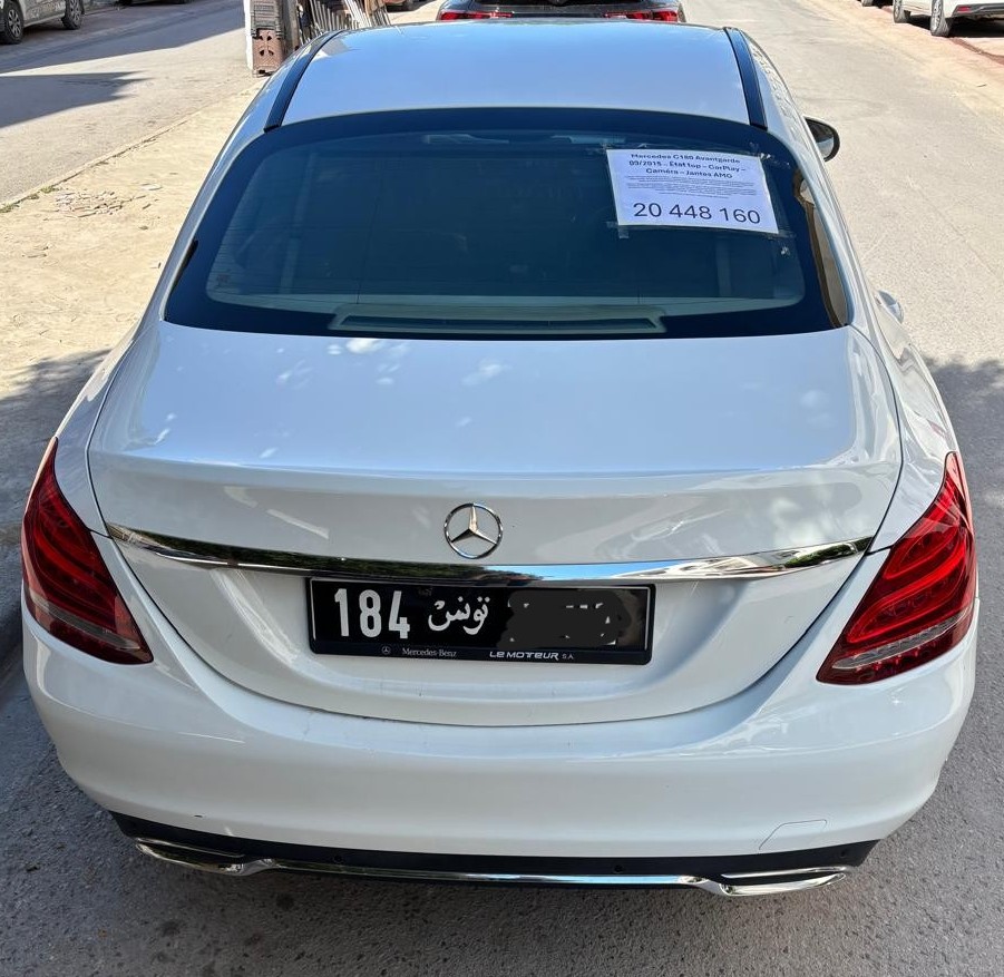 La Marsa El Aouina Mercedes C Mercedes c180 fin 2015 carplay camra jantes amg