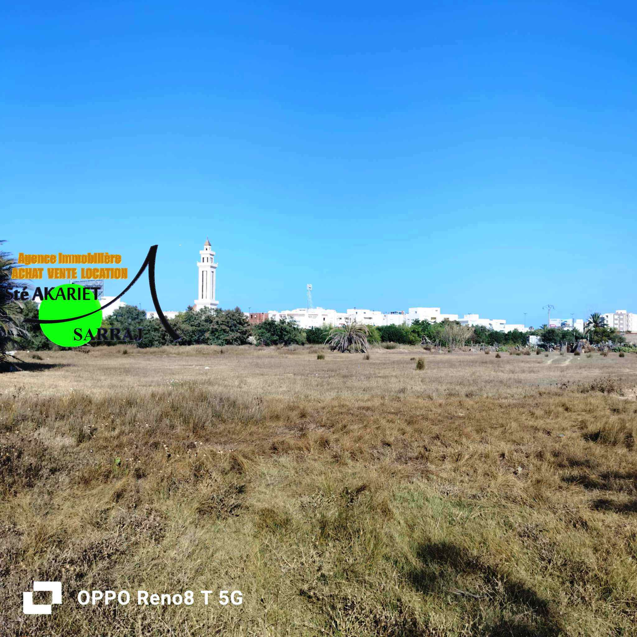 Hammam Sousse El Kantaoui Terrain Terrain nu Lot 1636m en face mosque omar el farouk kantaoui