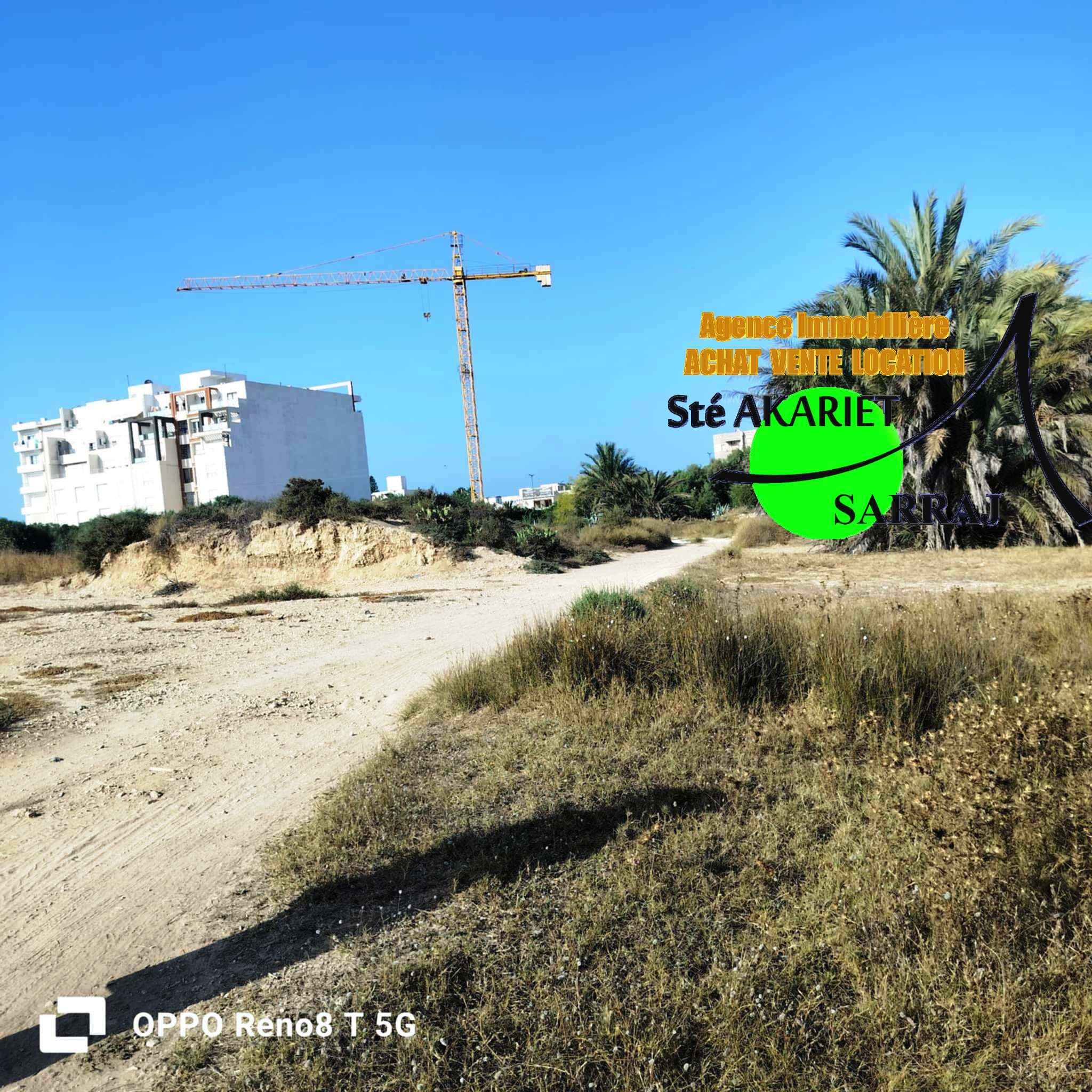 Hammam Sousse El Kantaoui Terrain Terrain nu Lot 1636m en face mosque omar el farouk kantaoui