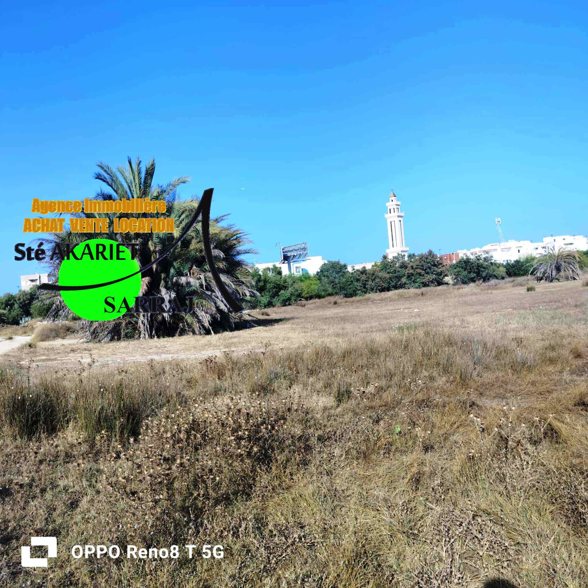 Hammam Sousse El Kantaoui Terrain Terrain nu Lot 1636m en face mosque omar el farouk kantaoui