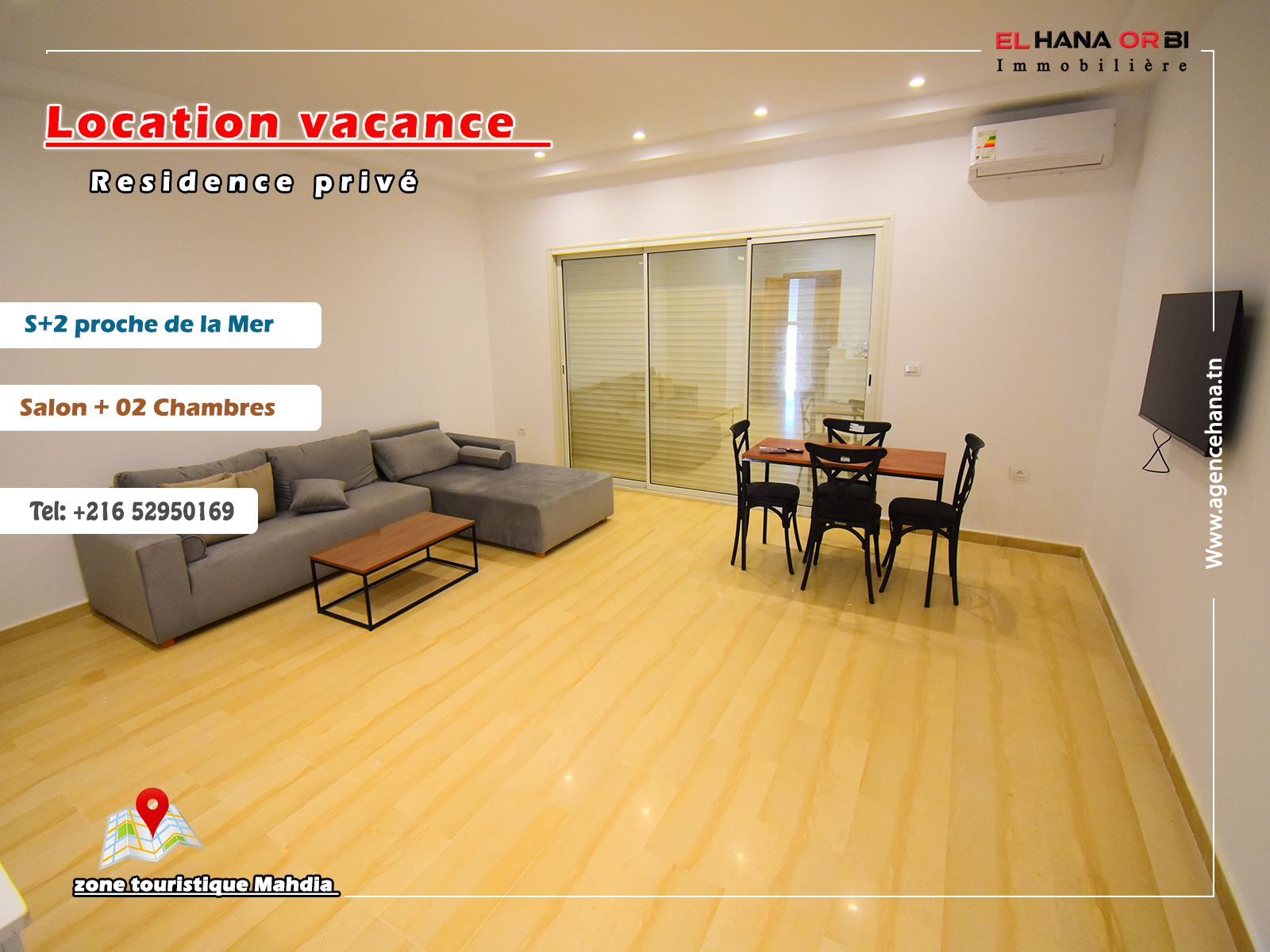 Mahdia Mahdia Location vacances Appart. 2 pices Appartement s2 neuf  mahdia