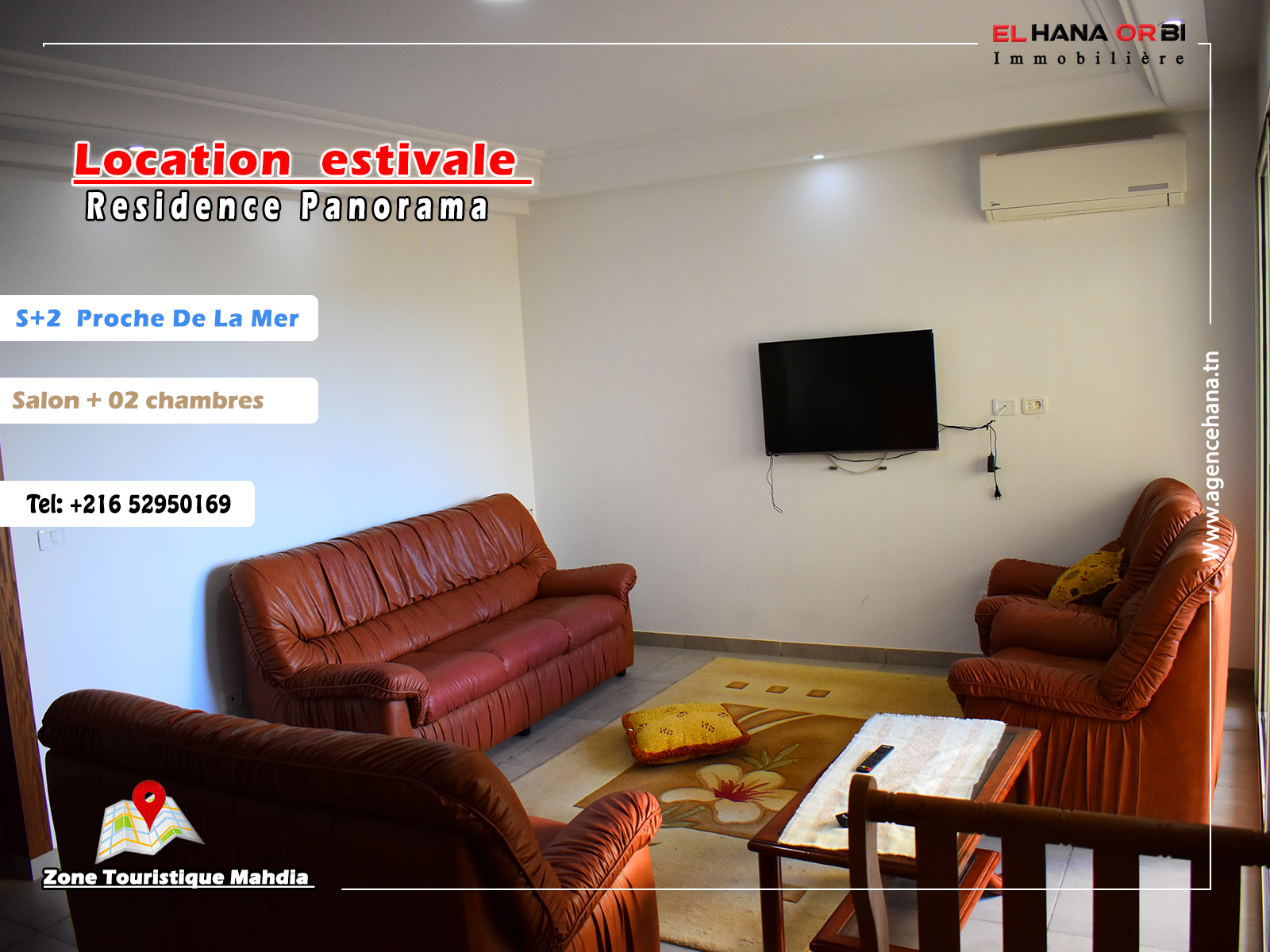 Mahdia Mahdia Location vacances Appart. 2 pices Appartement s2 rz panorama pour vacance