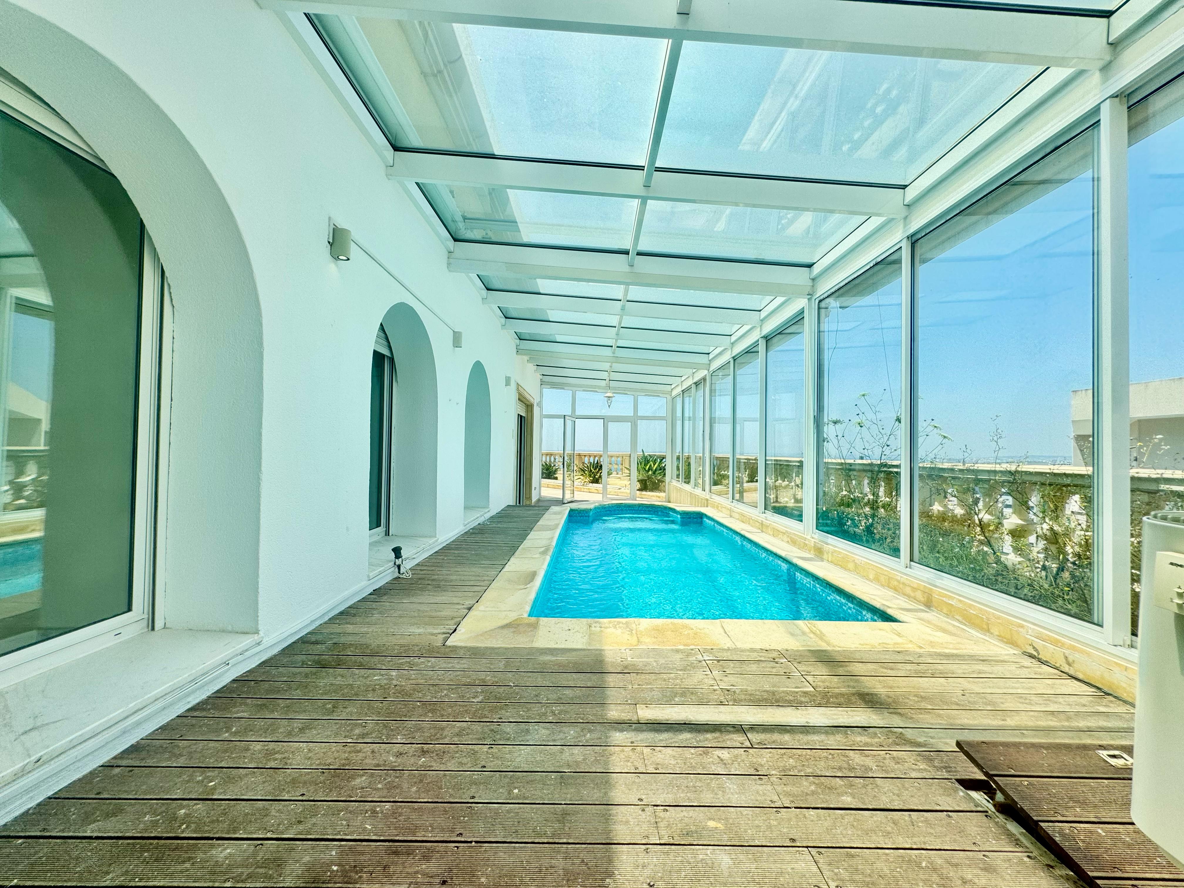 La Marsa Berge Du Lac Location Appart. 5 pices+ Penthouse avec piscine  au lac 2