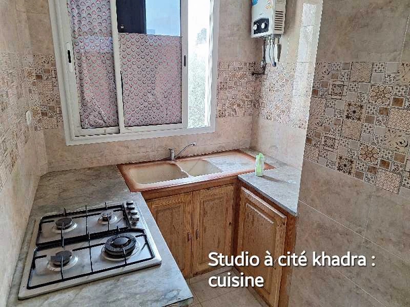 Cite El Khadra Cite El Khadra Location Appart. 2 pices Studio 2 pieces  a la cit el khadhra wb4113