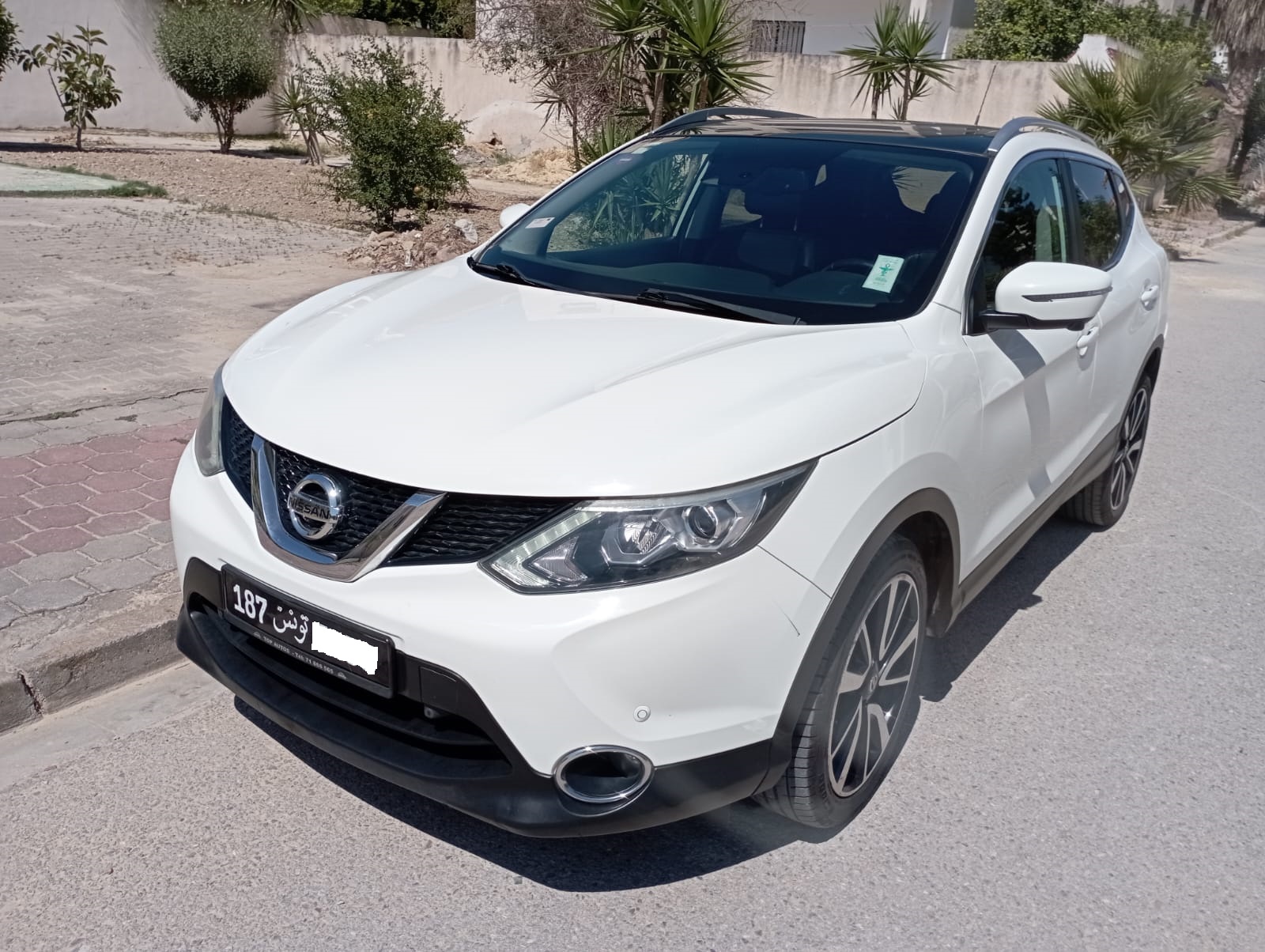 Ain Zaghouan Jardins de Carthage Nissan Qashqai Nissan qashqai