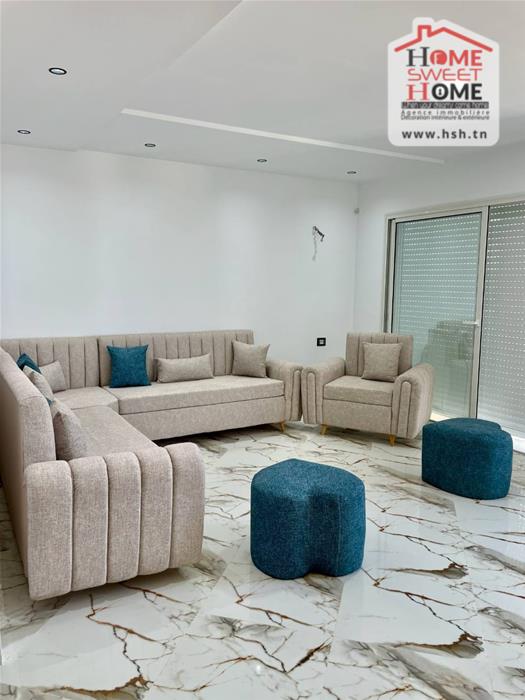 Hammam El Ghezaz&nbsp;Hammam El Ghezaz&nbsp;Location&nbsp;Appart. 3 pi�ces&nbsp;Etage de villa s2 meubl� mira � dar allouch