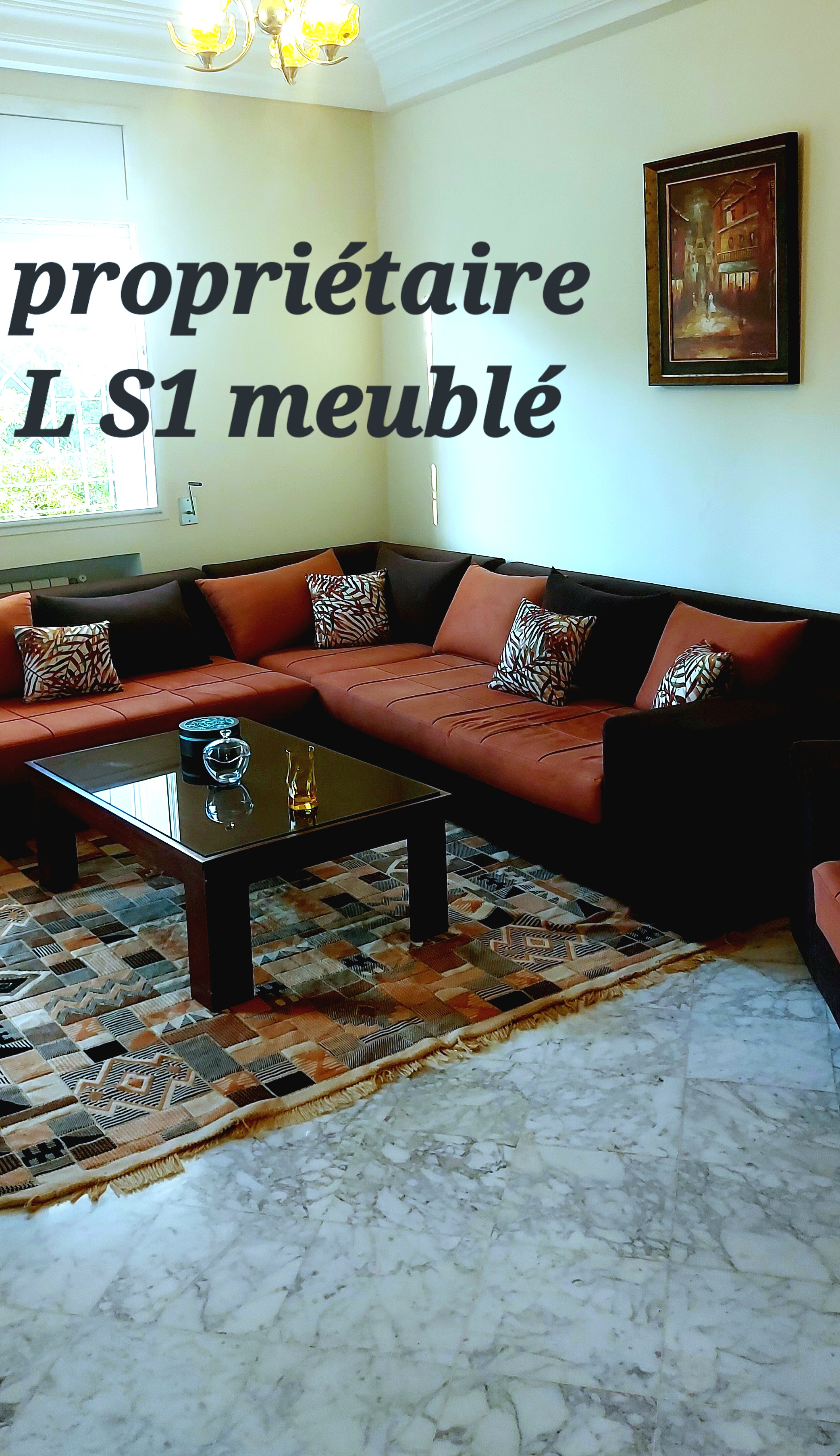 Ariana Ville Cite Ennasr 2 Location Appart. 2 pices Particulier l s1 meubl pour tranger  l'anne