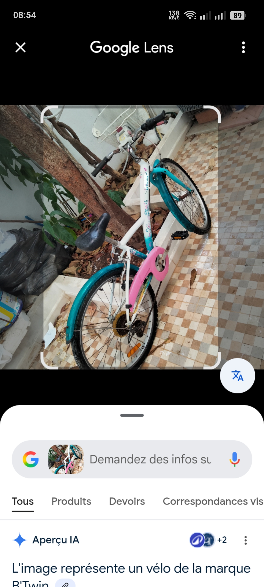 Oued Ellil Oued Ellil Jouet Autre Deux vlos garon et fille