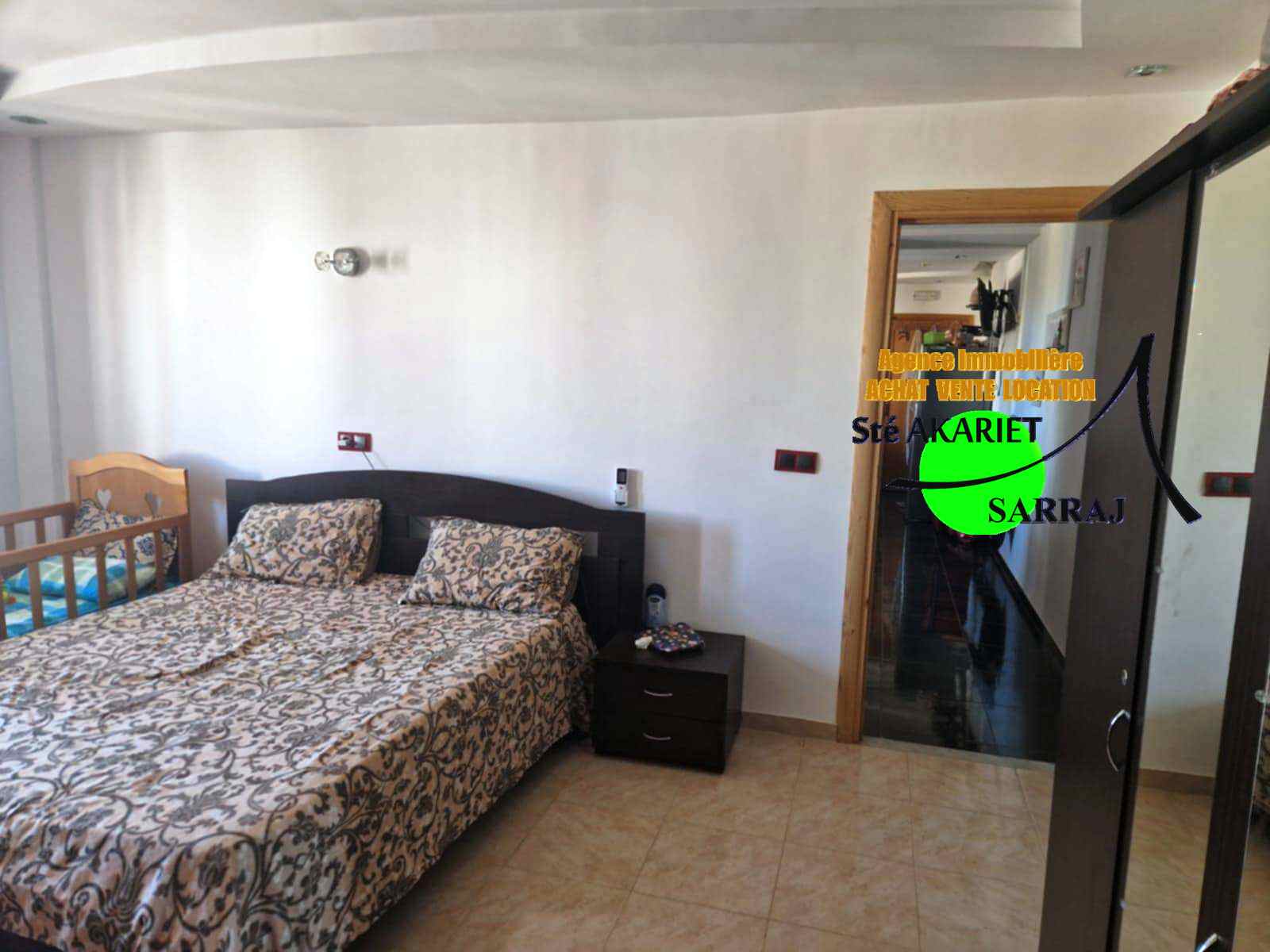 Hammam Sousse Hammam Sousse Vente Appart. 2 pices Coquette studio vue de mer  hammem sousse menchia