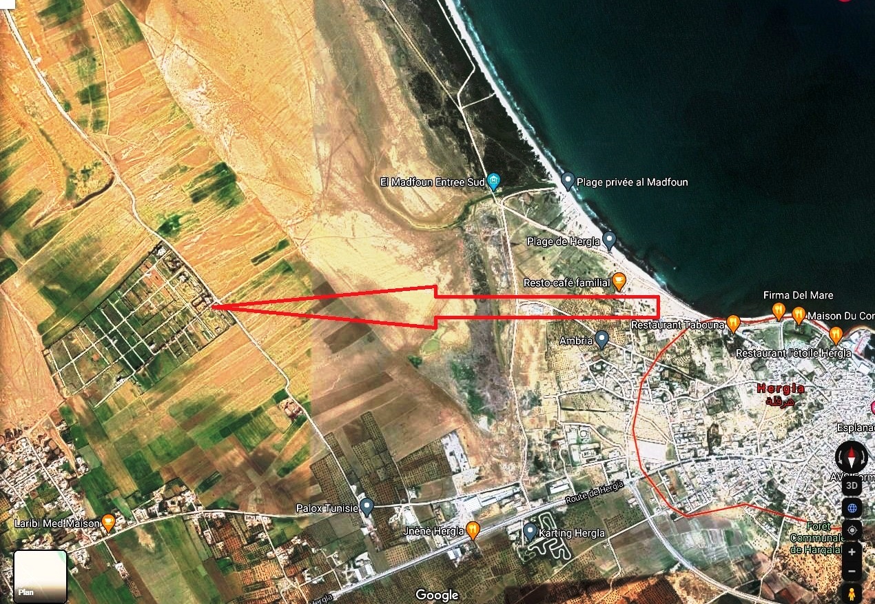 Hergla Hergla Terrain Terrain nu Terrain 658m dans une lotissement cltur  hergla