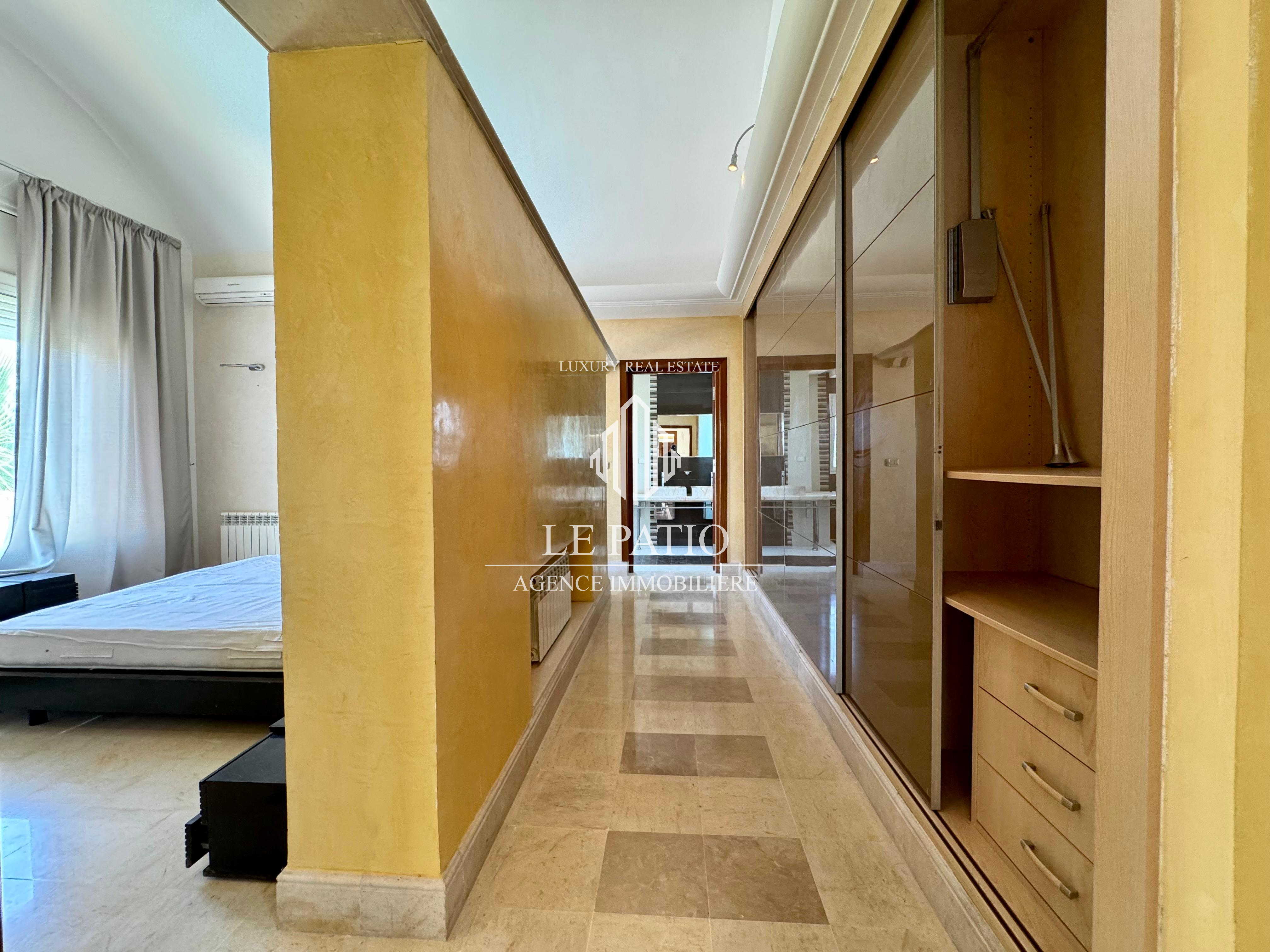 La Marsa&nbsp;Gammart&nbsp;Location&nbsp;Maisons&nbsp;Villa meublee de type s6 haut standing � gammarth