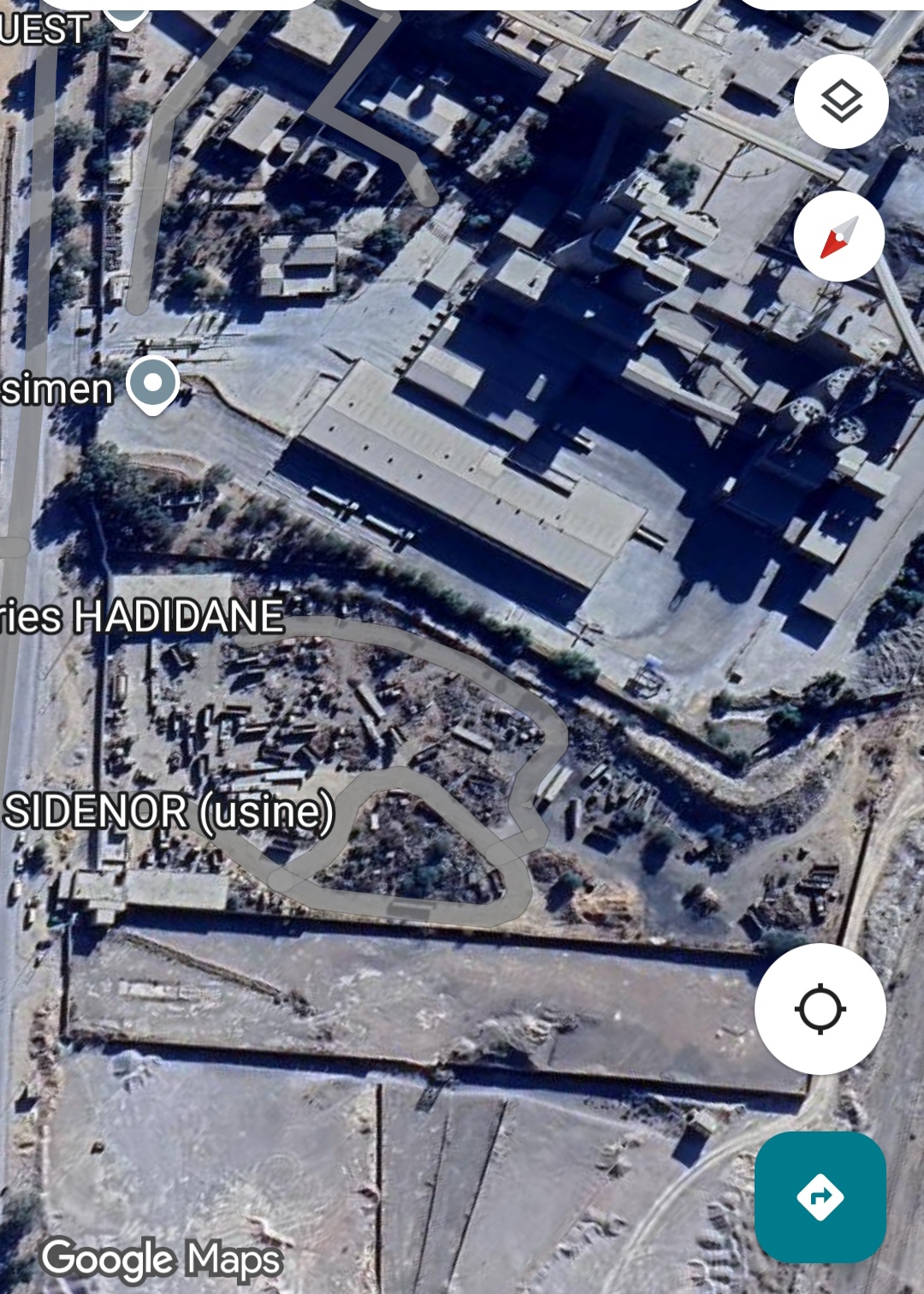 Bir Mcherga Bir Mcherga Gare Terrain Terrain nu Zone industrielle 22000m2