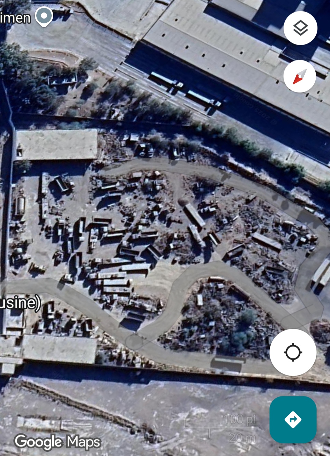 Bir Mcherga Bir Mcherga Gare Terrain Terrain nu Zone industrielle 22000m2