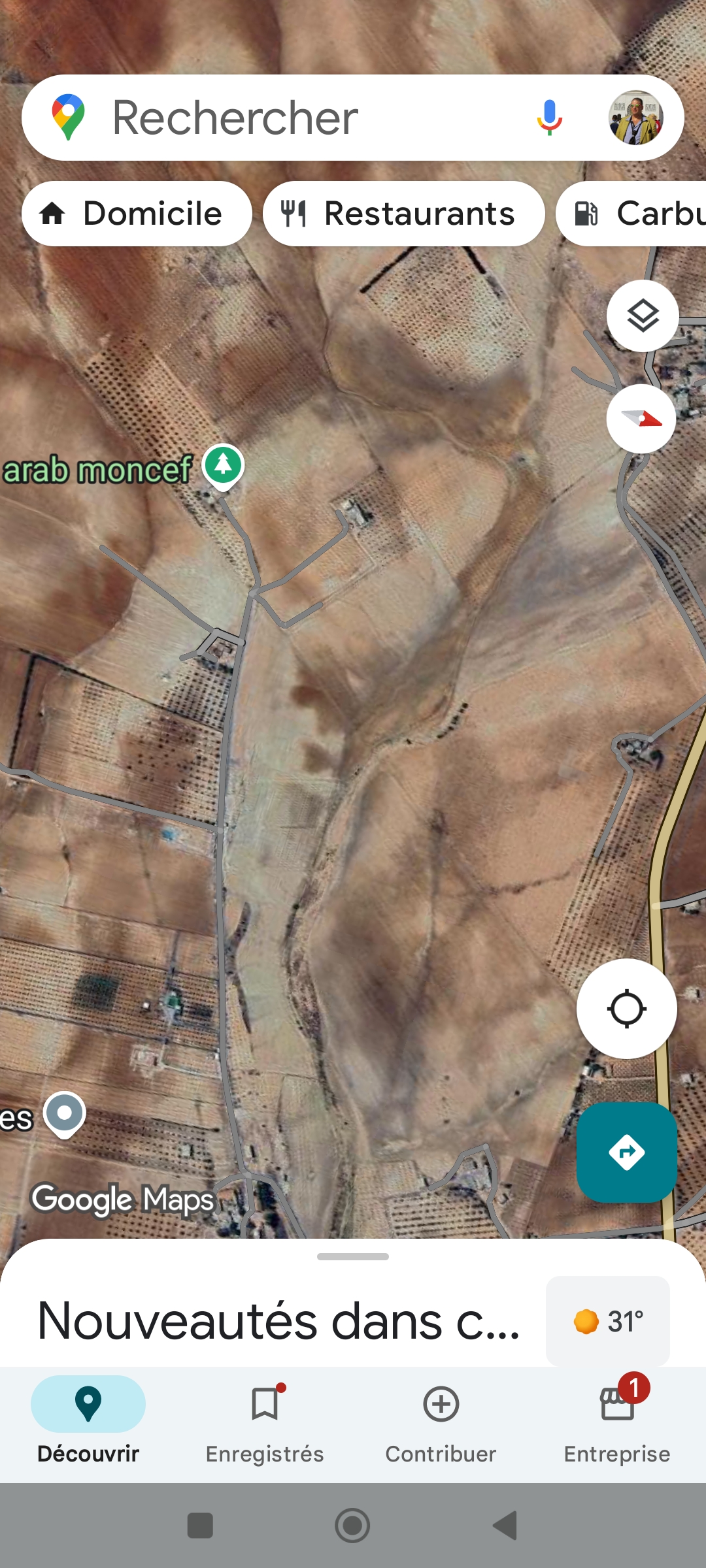 Bir Mcherga Bir Mcherga Terrain Terrain agricole 3 hectares et 2 500 mtres a mnagaa