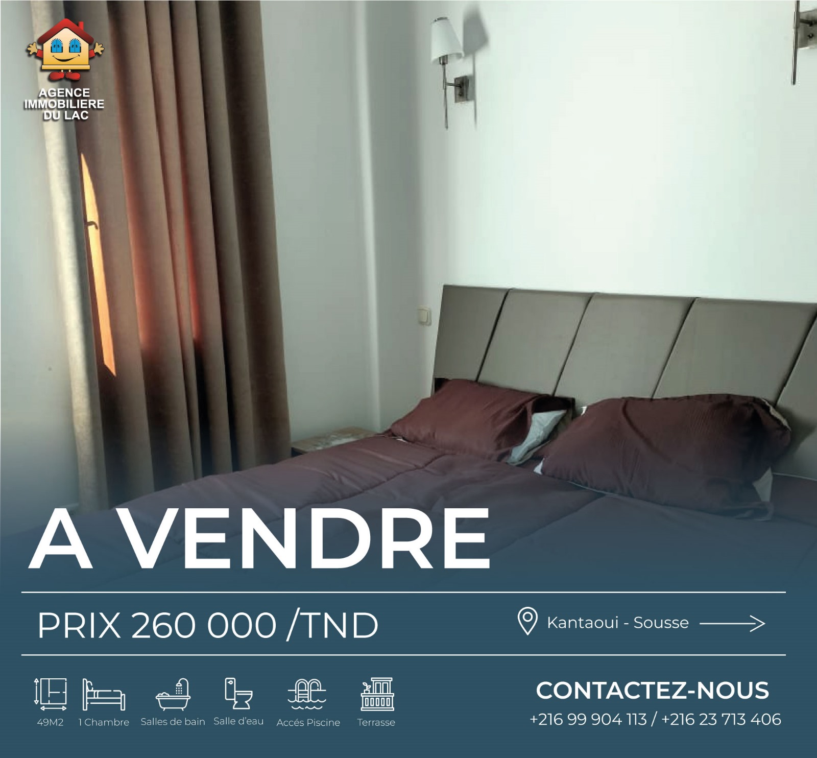 Vente Appart. 2 pices