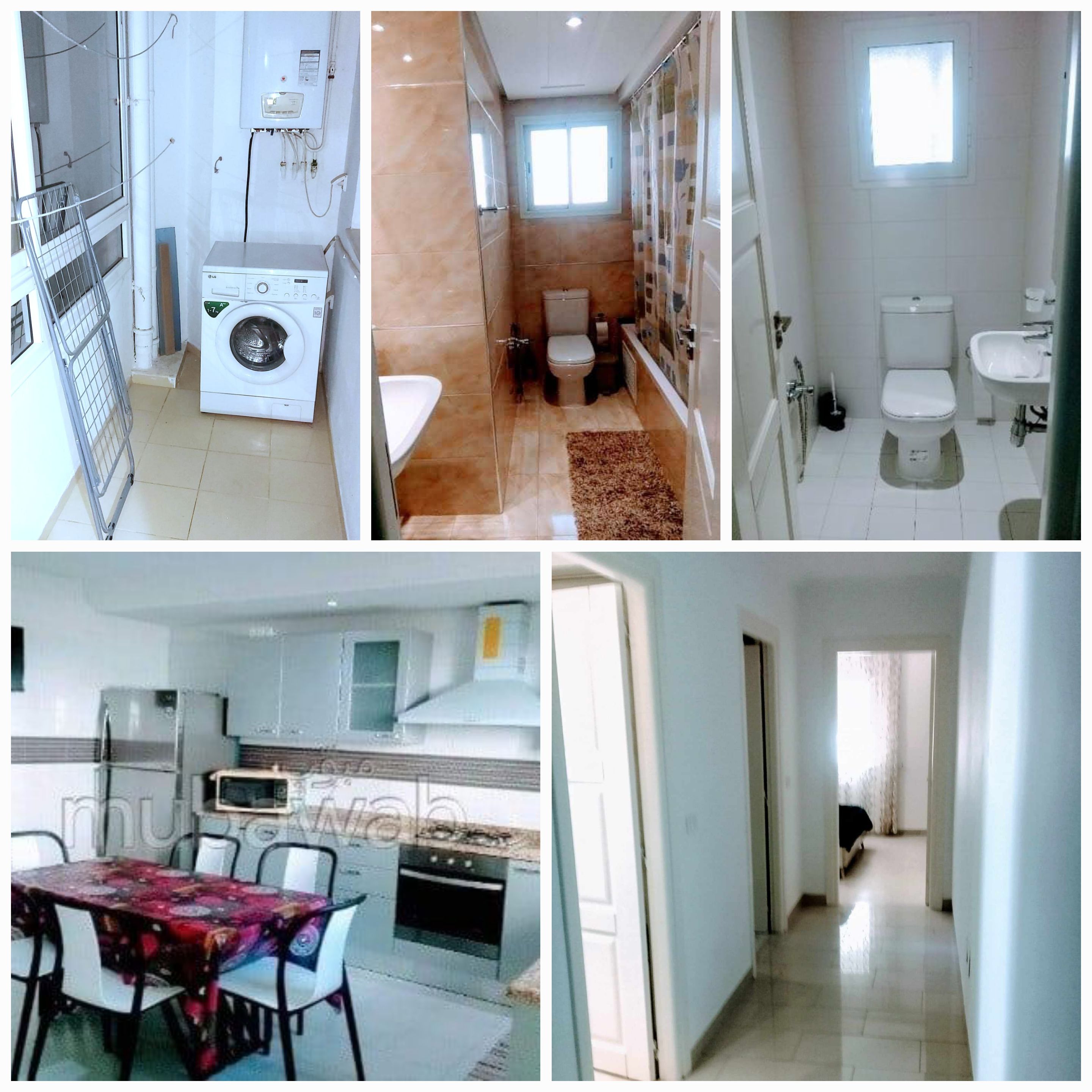 Ain Zaghouan Ain Zaghouan Location Appart. 4 pices Particulier l  l'anne apt proche lac2