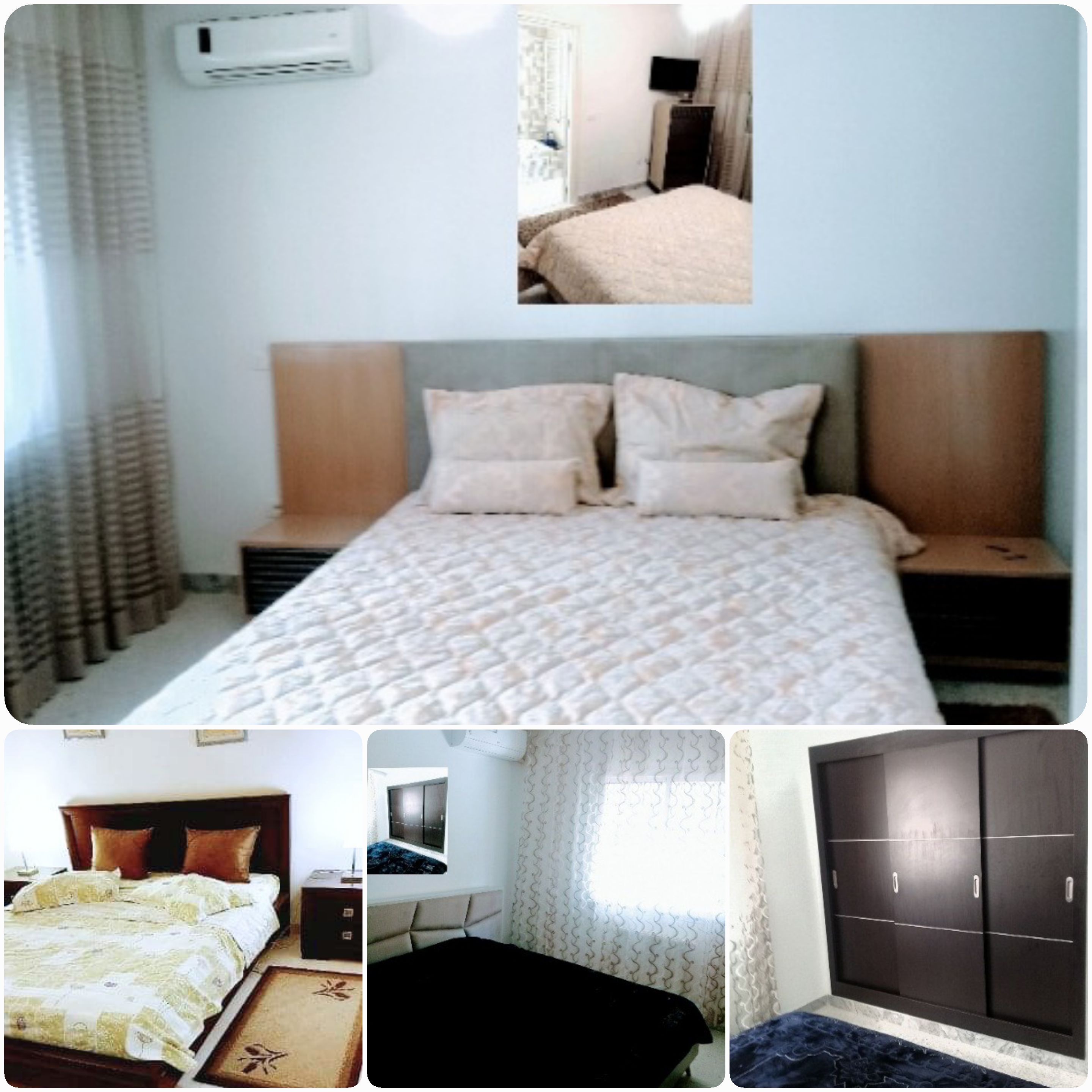 La Marsa El Aouina Location Appart. 4 pices Propritaire l s4 meubl neuf cit wahat