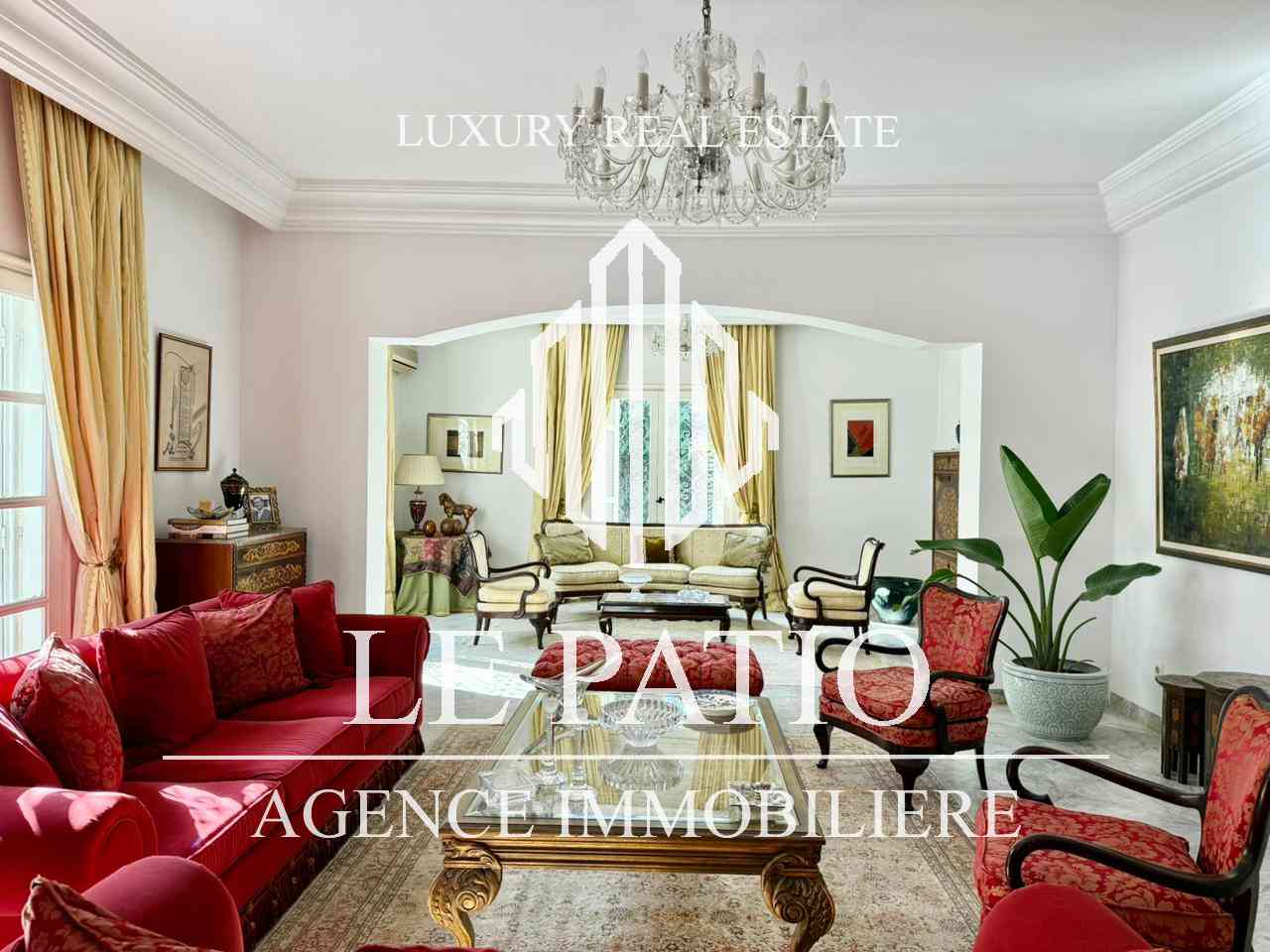 La Marsa Cite Bhar Lazreg Location Maisons Villa plain pied s3 a la marsa