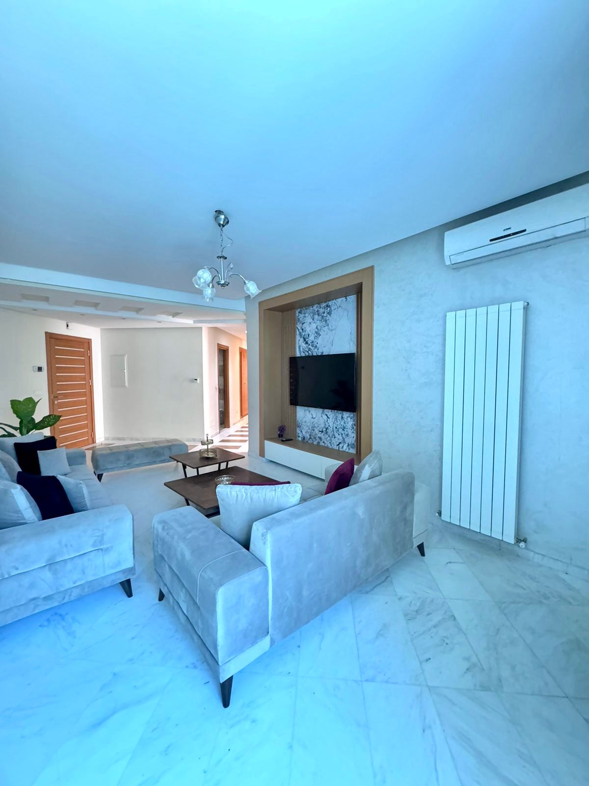 Ain Zaghouan&nbsp;Jardins de Carthage&nbsp;Location&nbsp;Appart. 4 pi�ces&nbsp;Bel appartement s3 meubl� au jardin de carthage