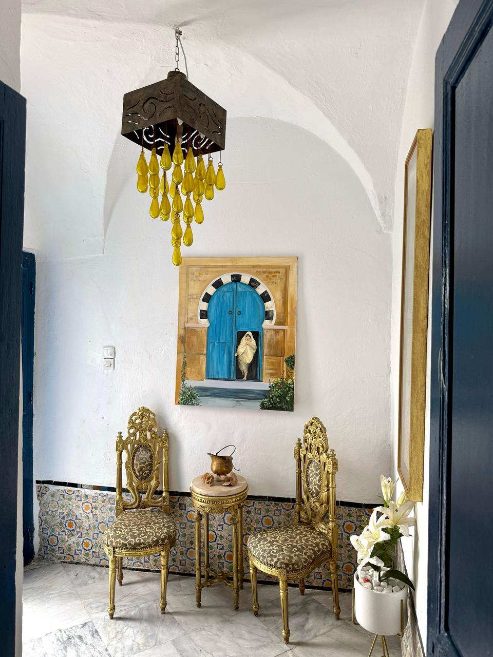 Carthage Sidi Bousaid Location Maisons Superbe villa meubl  sidi bousaid