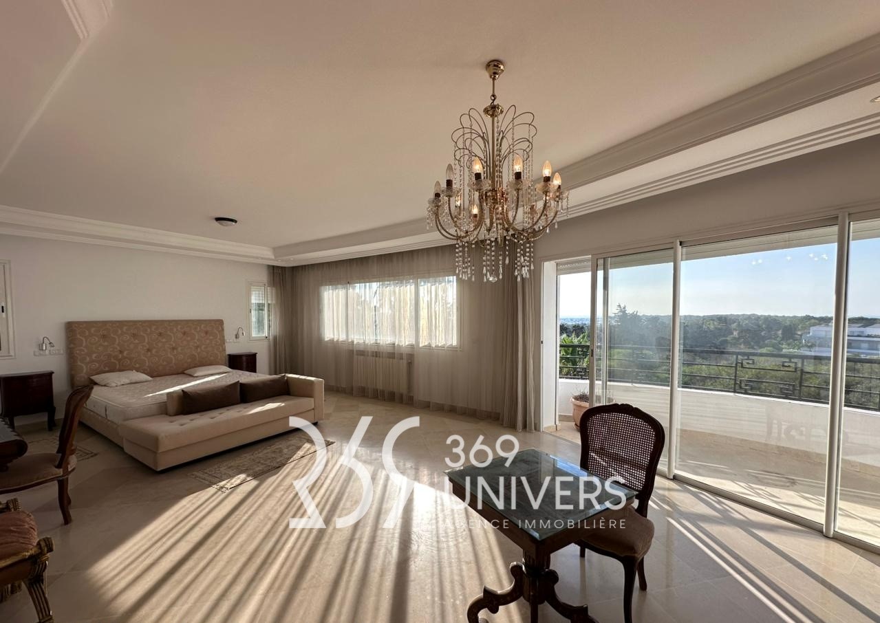 La Marsa&nbsp;Gammart&nbsp;Location&nbsp;Maisons&nbsp;Villa avec vue d�gag�e � gammarth