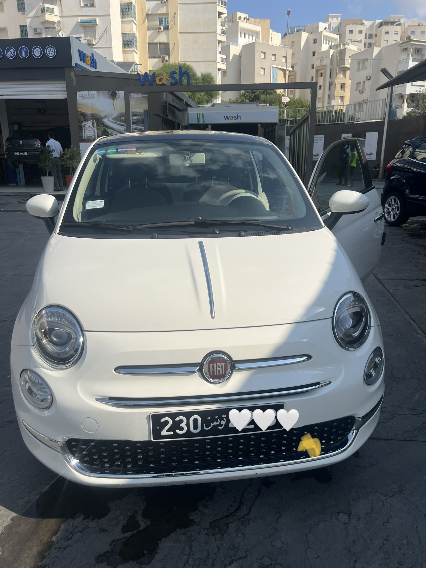 Mnihla Jardins d'el Menzah Fiat 500 Fiat 500 dolce vita