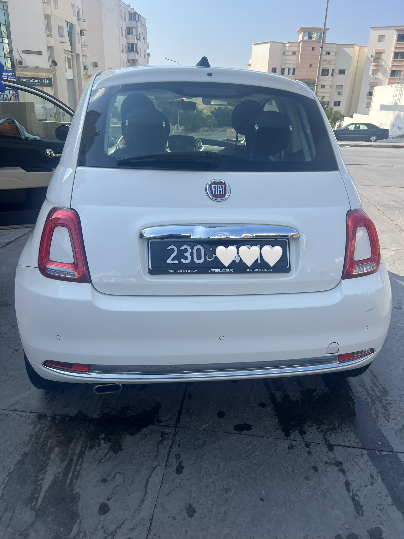 Mnihla Jardins d'el Menzah Fiat 500 Fiat 500 dolce vita