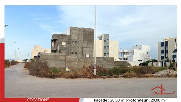 Hammam Chatt Borj Cedria Terrain Terrain nu Terrain de 400m2  680 tnd le m2