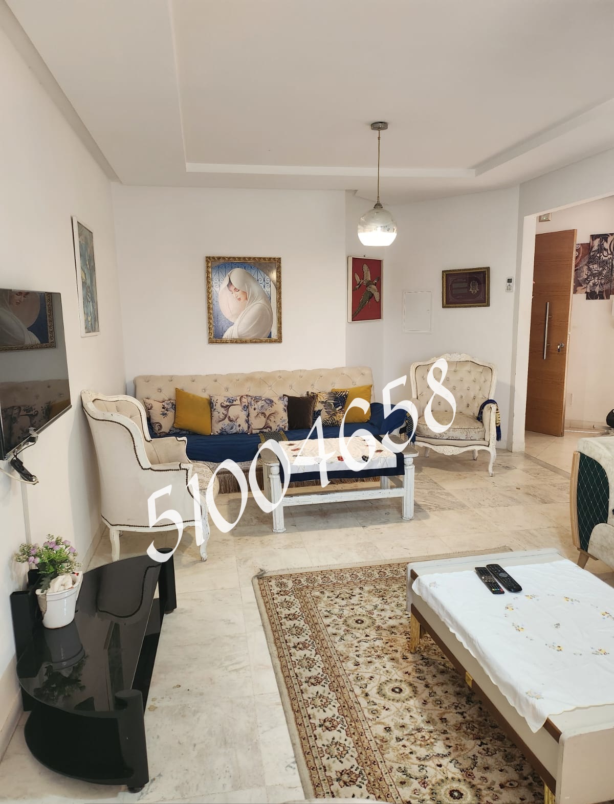 La Marsa&nbsp;El Aouina&nbsp;Location&nbsp;Appart. 2 pi�ces&nbsp;S plus 2 meuble cite wahat aouina