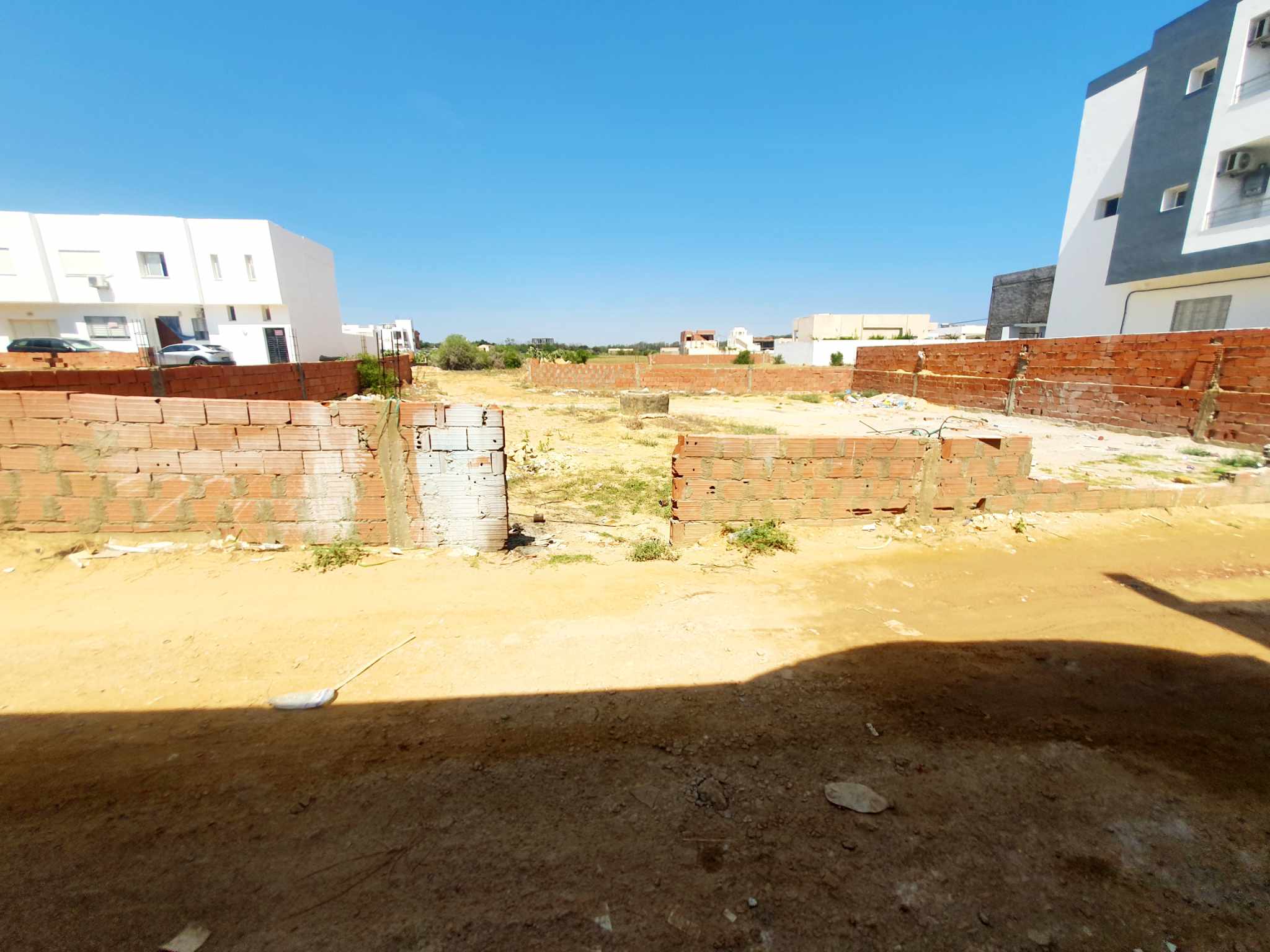 Hammam El Ghezaz Ezzahra Terrain Terrain nu Terrain double faade  ezzahra kelibia