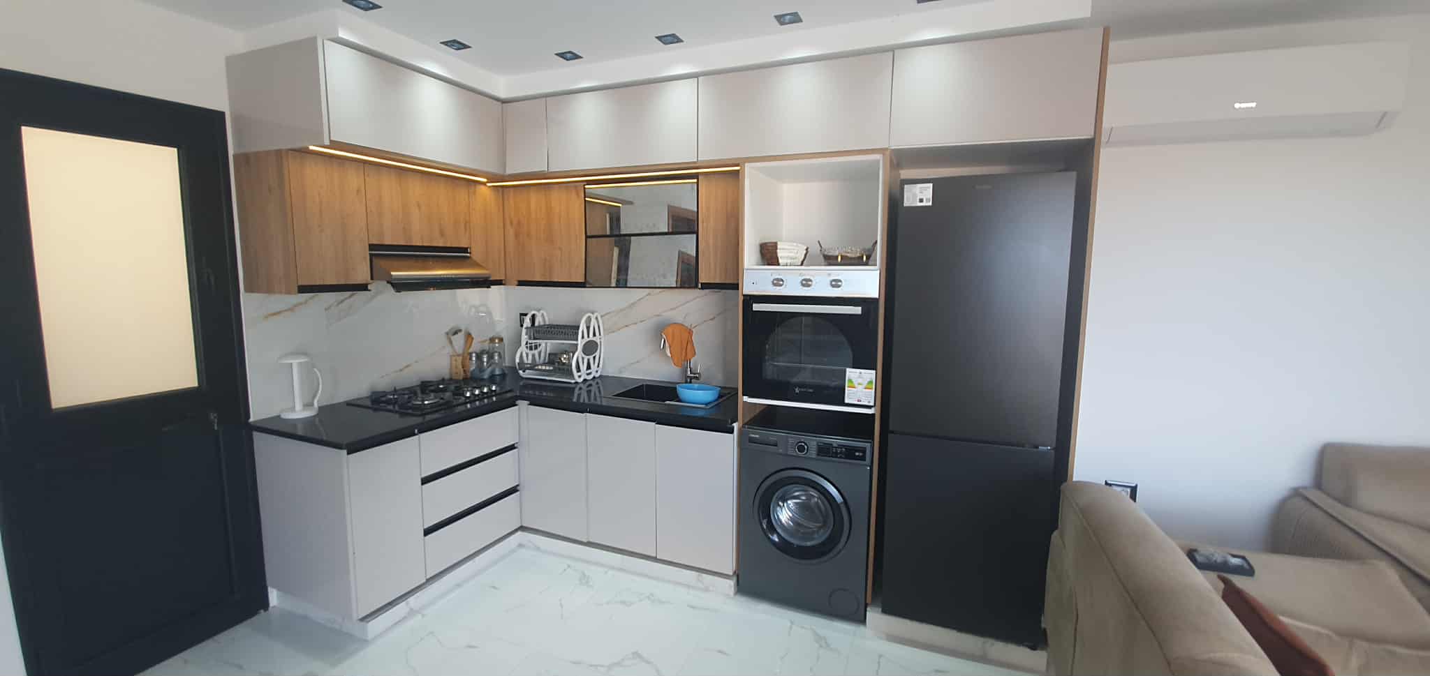 Hammam El Ghezaz Hammam El Ghezaz Vente Appart. 3 pices Duplex meubl situ  dar allouch hammam el ghzez