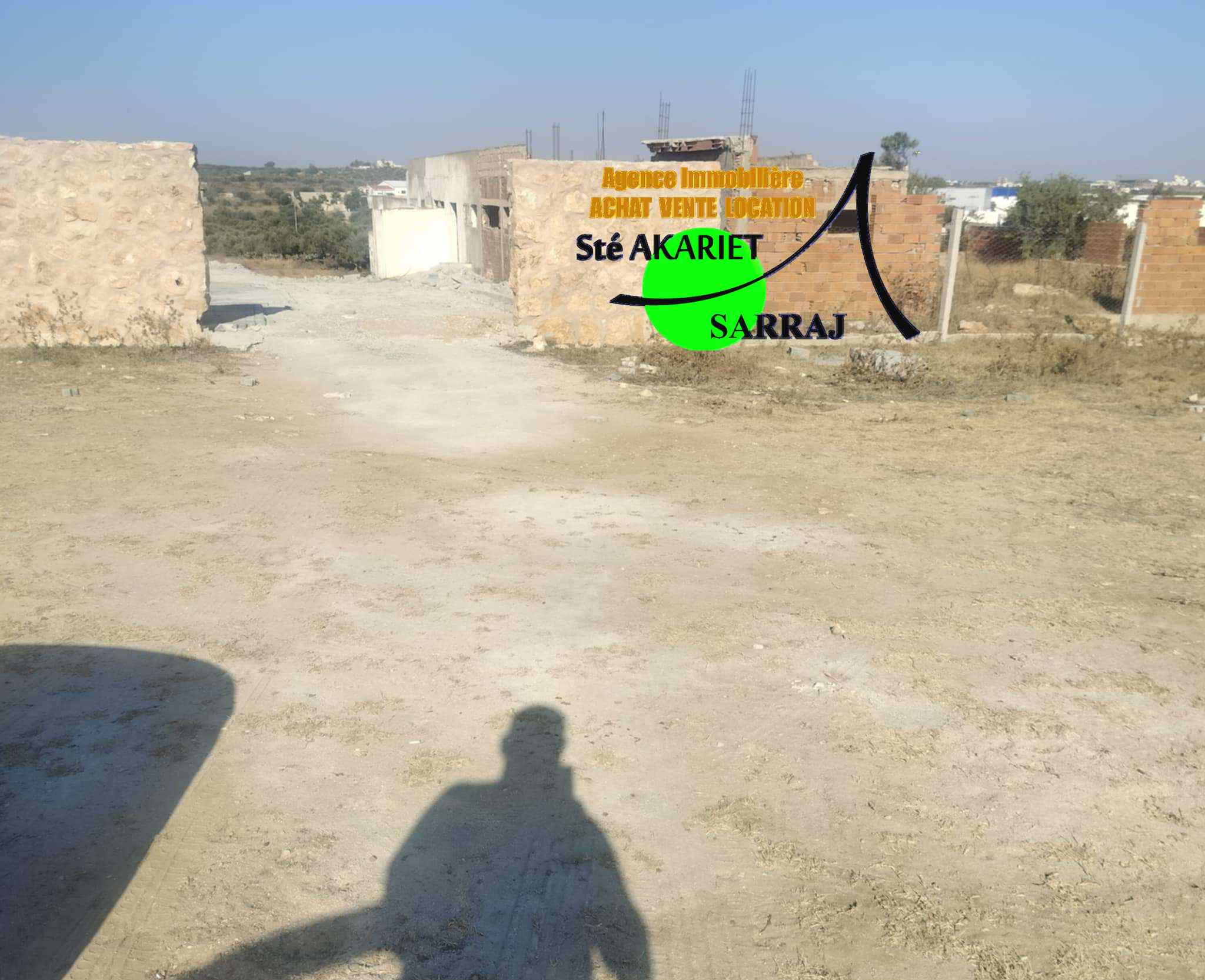 Akouda Chatt Meriem Terrain Terrain agricole Des terrains 550m et 620m et 640m  rmila