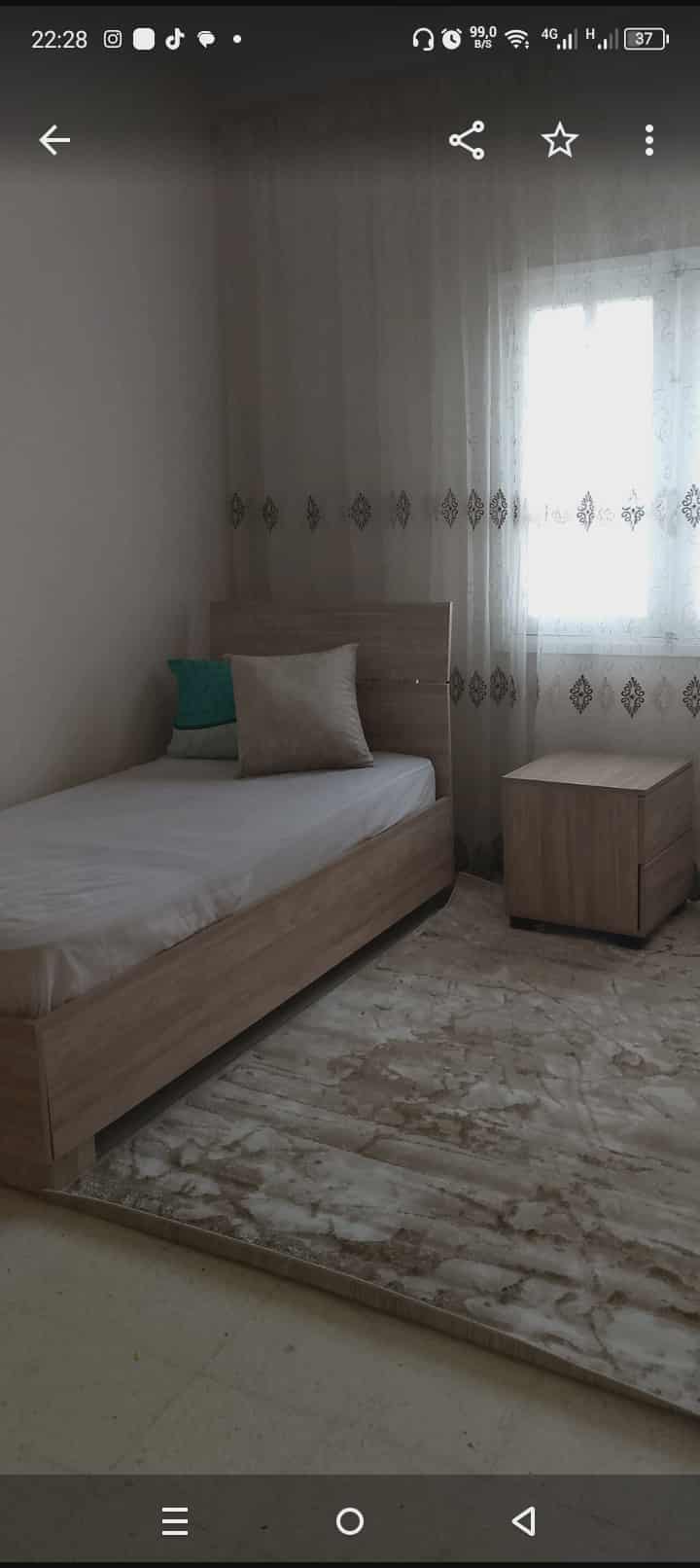 Jebel Jelloud&nbsp;Sidi Fathallah&nbsp;Location&nbsp;Appart. 3 pi�ces&nbsp;Appartement meuble a jbel jloud