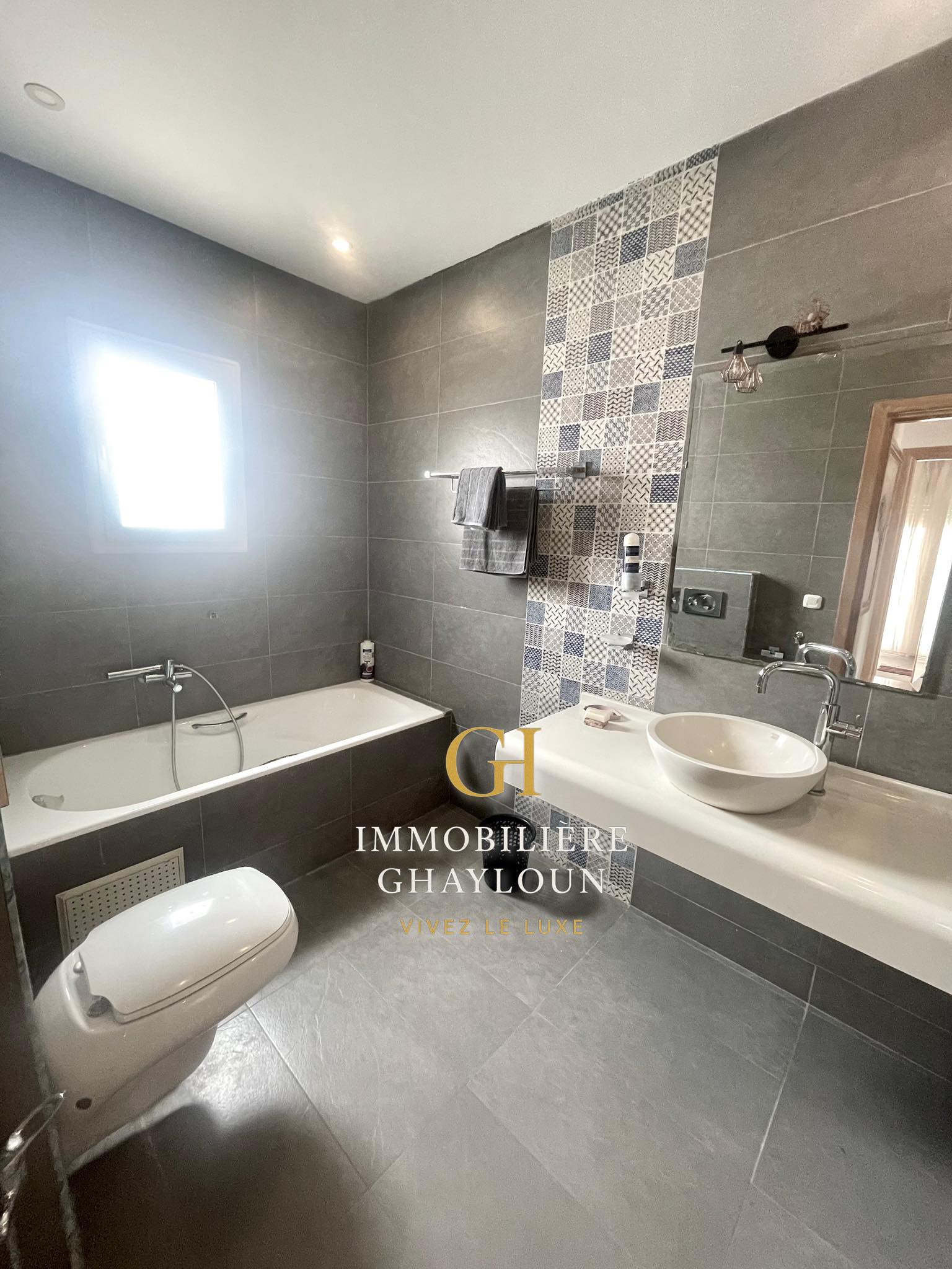 Ariana Ville&nbsp;Cite Ennasr 2&nbsp;Location&nbsp;Appart. 4 pi�ces&nbsp;S3 meubl� luxe et calme  � ennaser 2