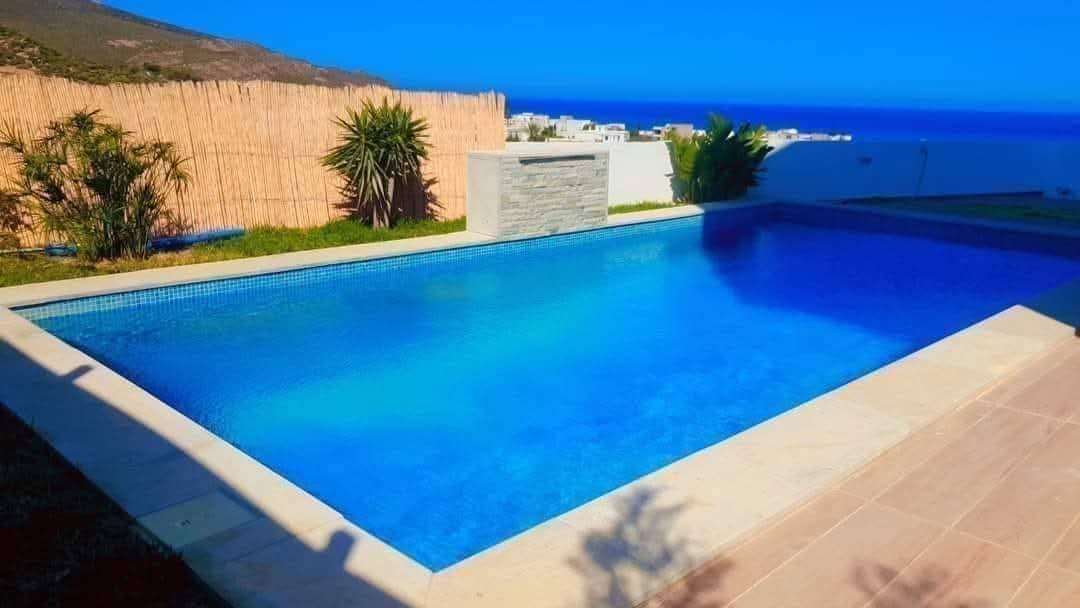 El Haouaria Cite Touristique Vente Maisons Villa salon et 3 suites avec piscine