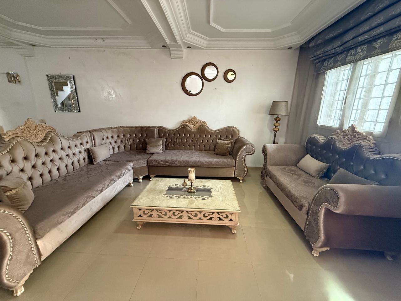 El Ouerdia Bellevue Salon - Salle  manger  Salons Salon baroque 9 places avec une table basse