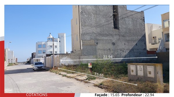 Soliman&nbsp;Soliman&nbsp;Terrain&nbsp;Terrain nu&nbsp;Terrain de 359 m2 � 490tnd le m2