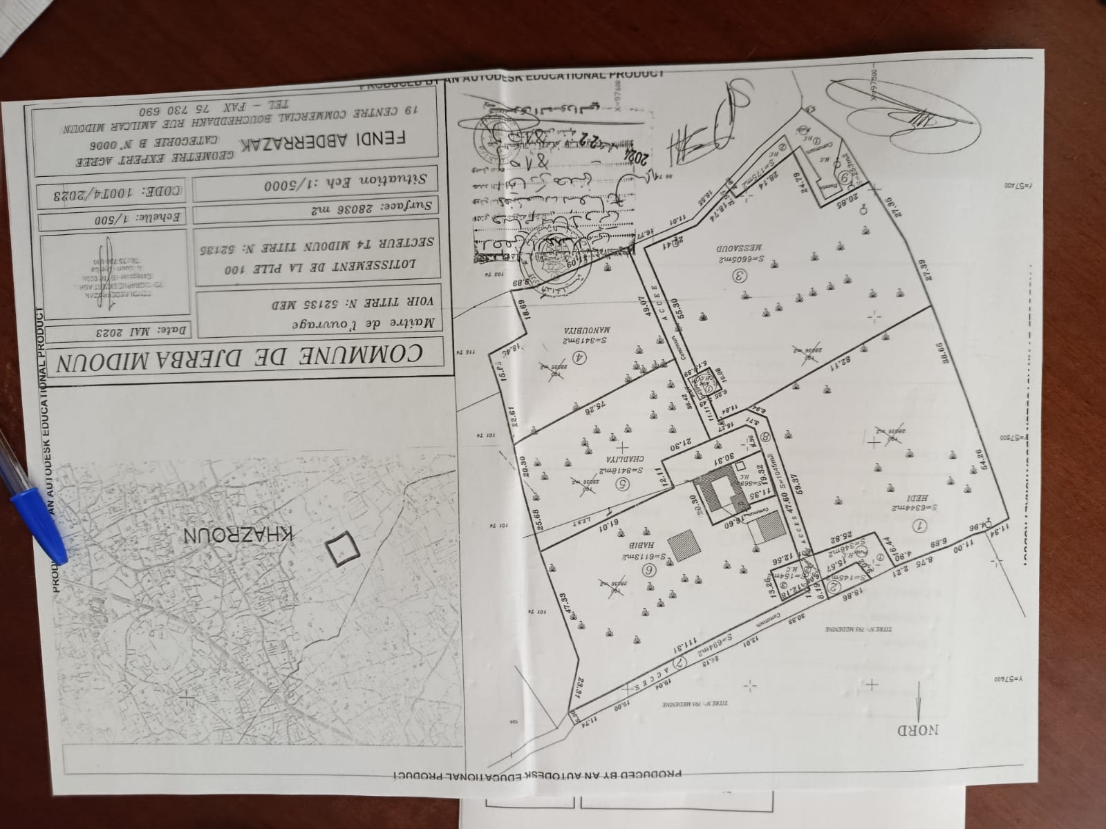Djerba - Midoun Khazroun Terrain Terrain nu Terrain titre de proprit individuel  khazroun