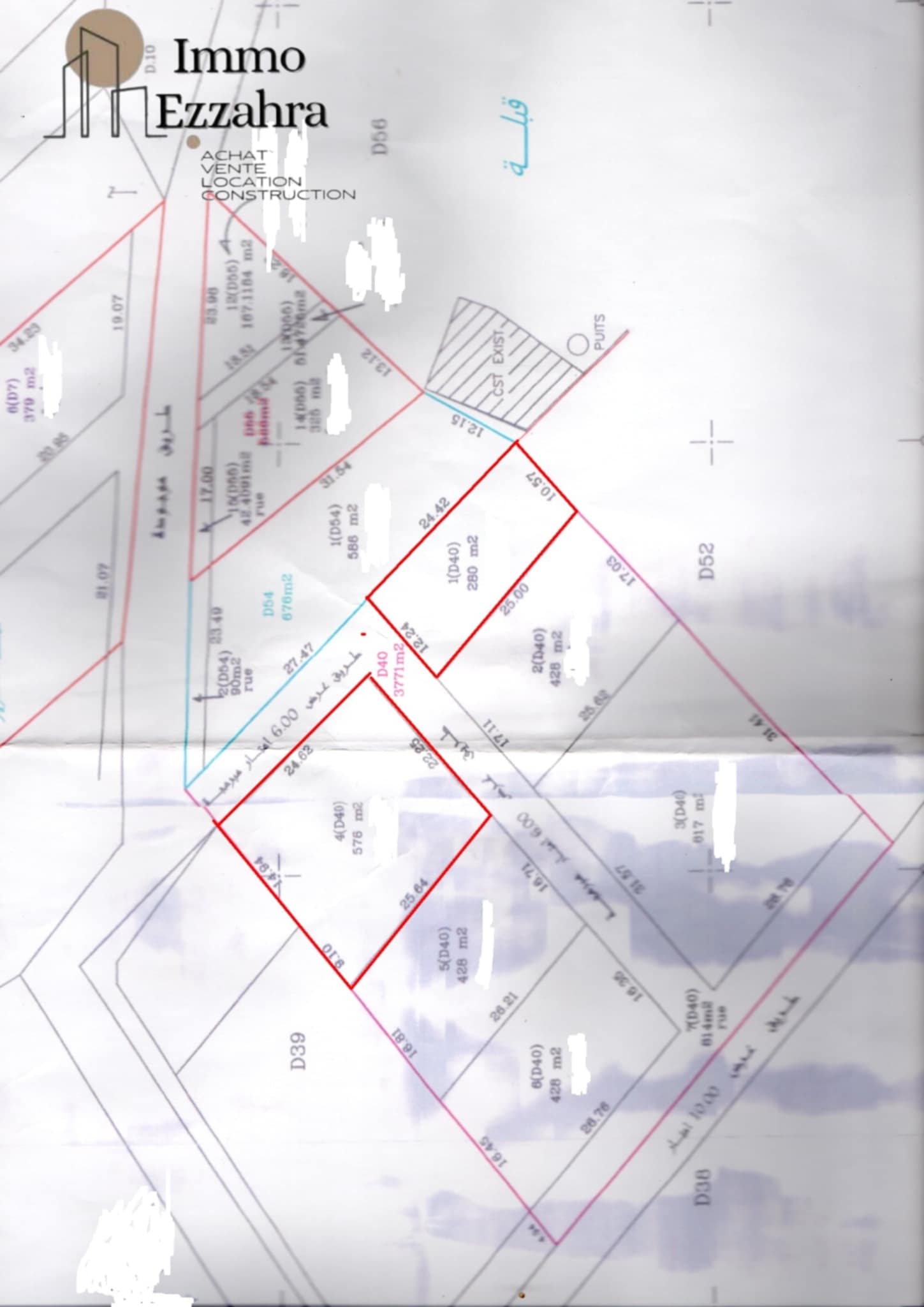 Hammam El Ghezaz Ezzahra Terrain Terrain nu Des lots  ezzahra hammem ghzez