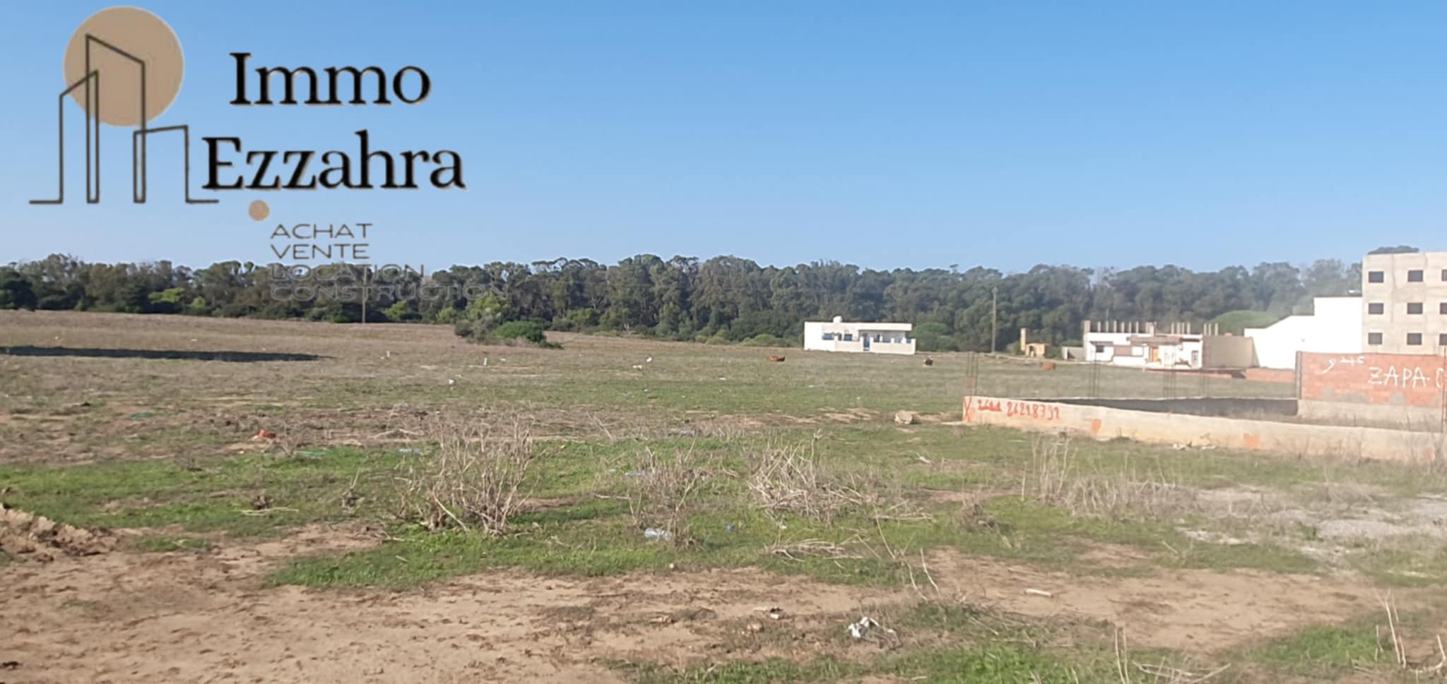 Hammam El Ghezaz Ezzahra Terrain Terrain nu Terrain 400m de la plage ezzahra hammem ghzez