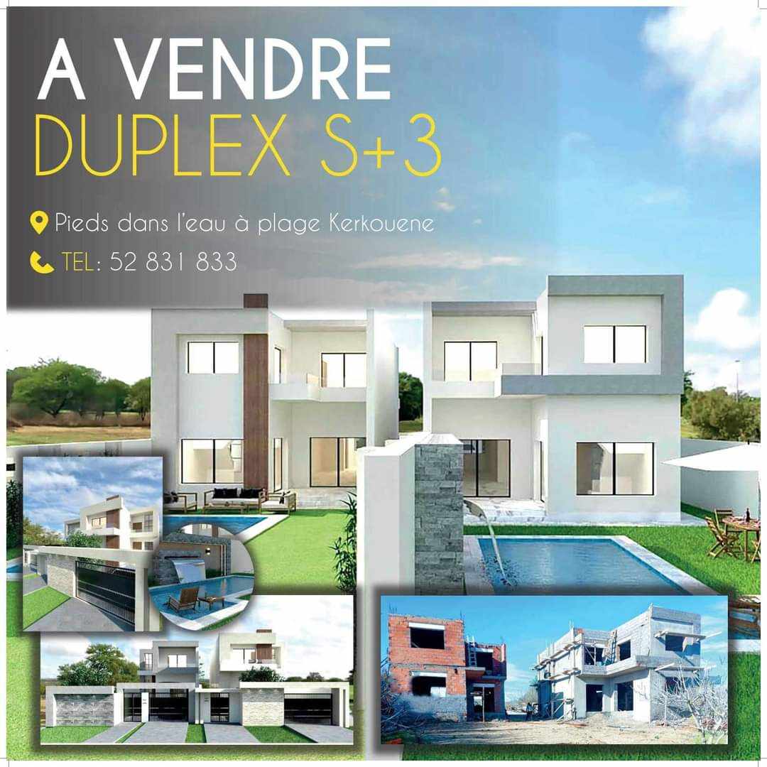 Kelibia&nbsp;Kerkouane&nbsp;Vente&nbsp;Maisons&nbsp;Villas ind�pendants avec piscine � kerkouane