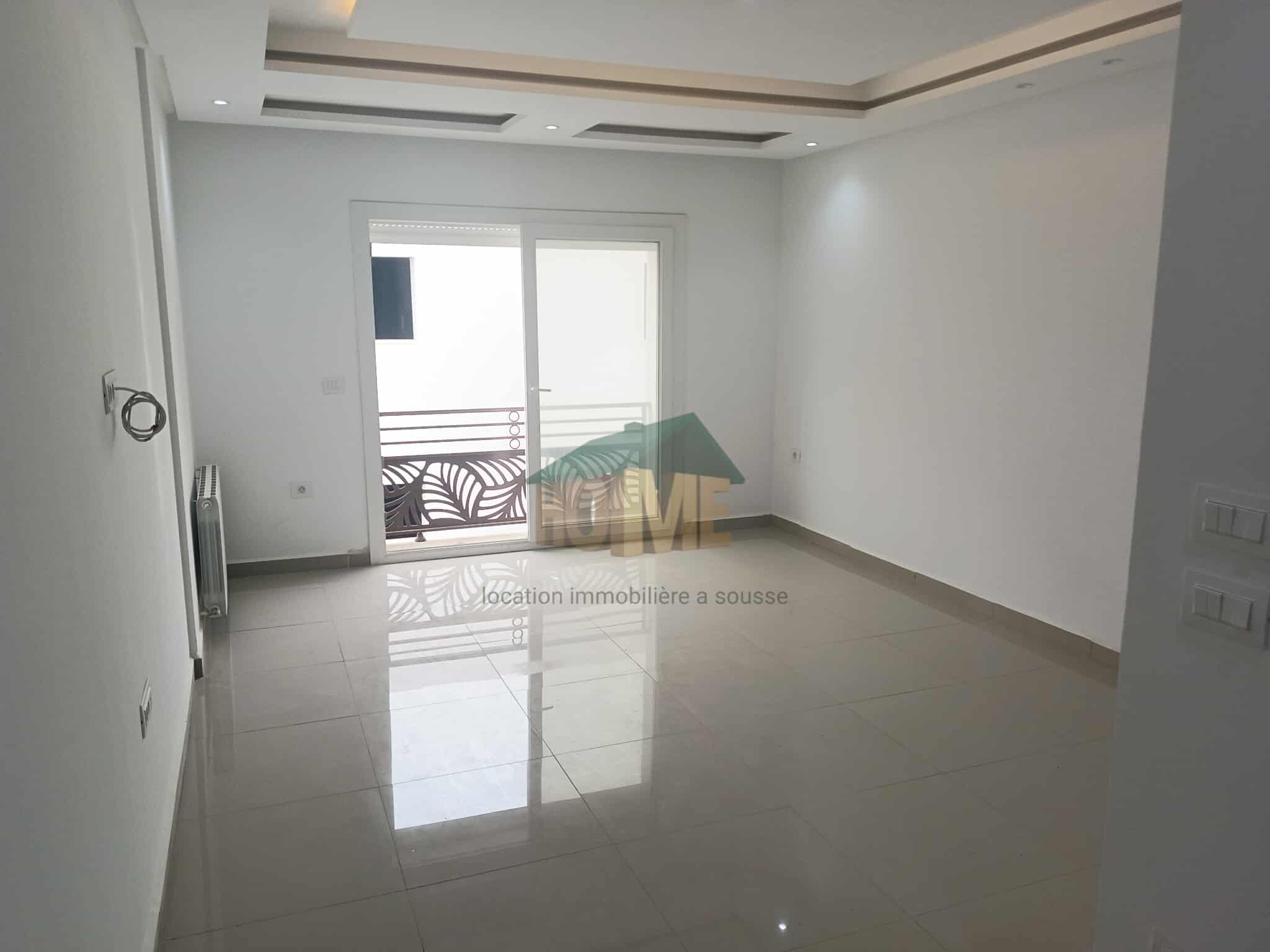Sousse Jaouhara Sahloul Location Appart. 2 pices S2 jamais habit
